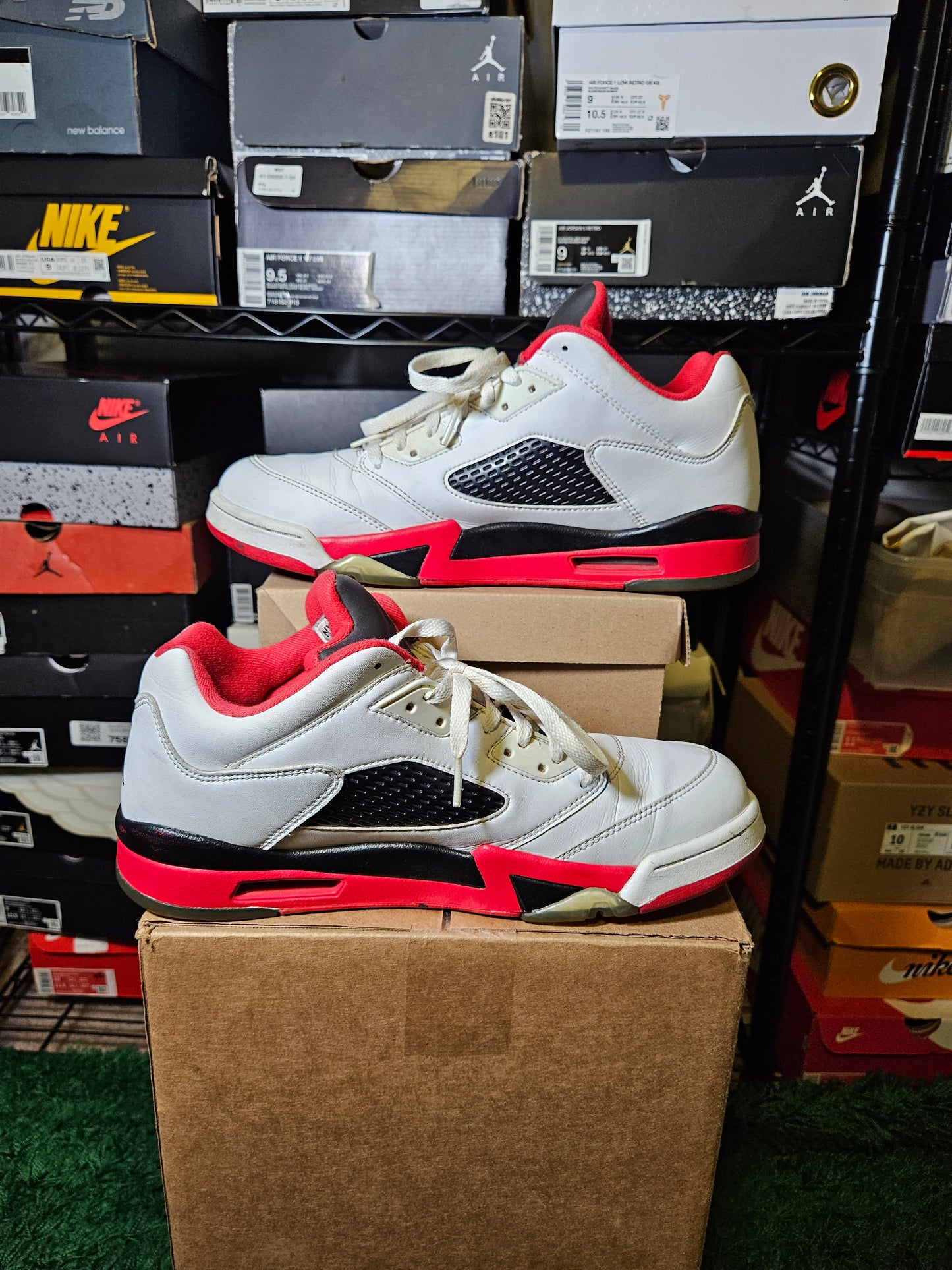 Size 11.5 - AJ 5 Retro 2016 Low Fire Red