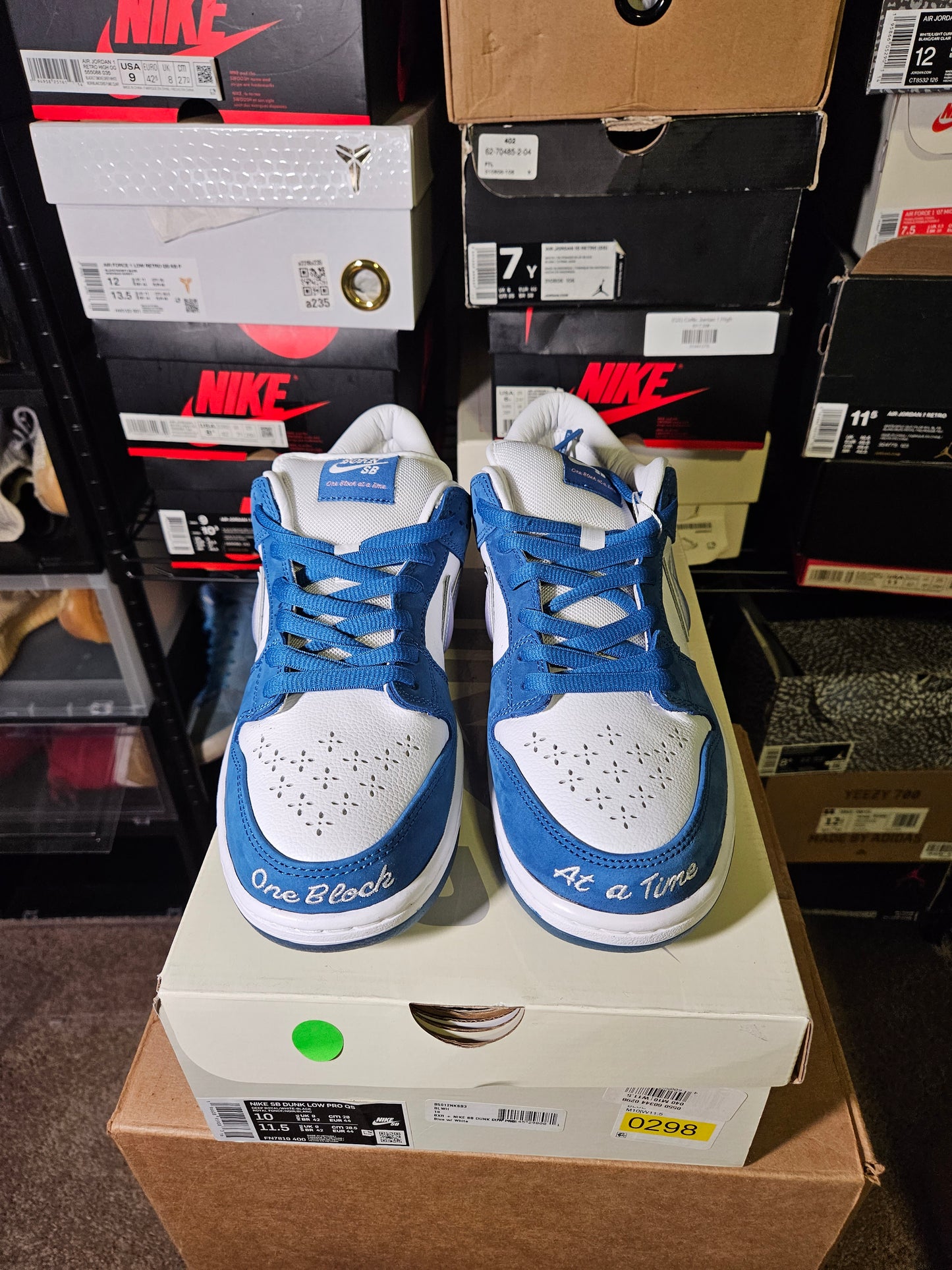 Size 10 - SB Dunk Low x Born x Raised One Block At A Time