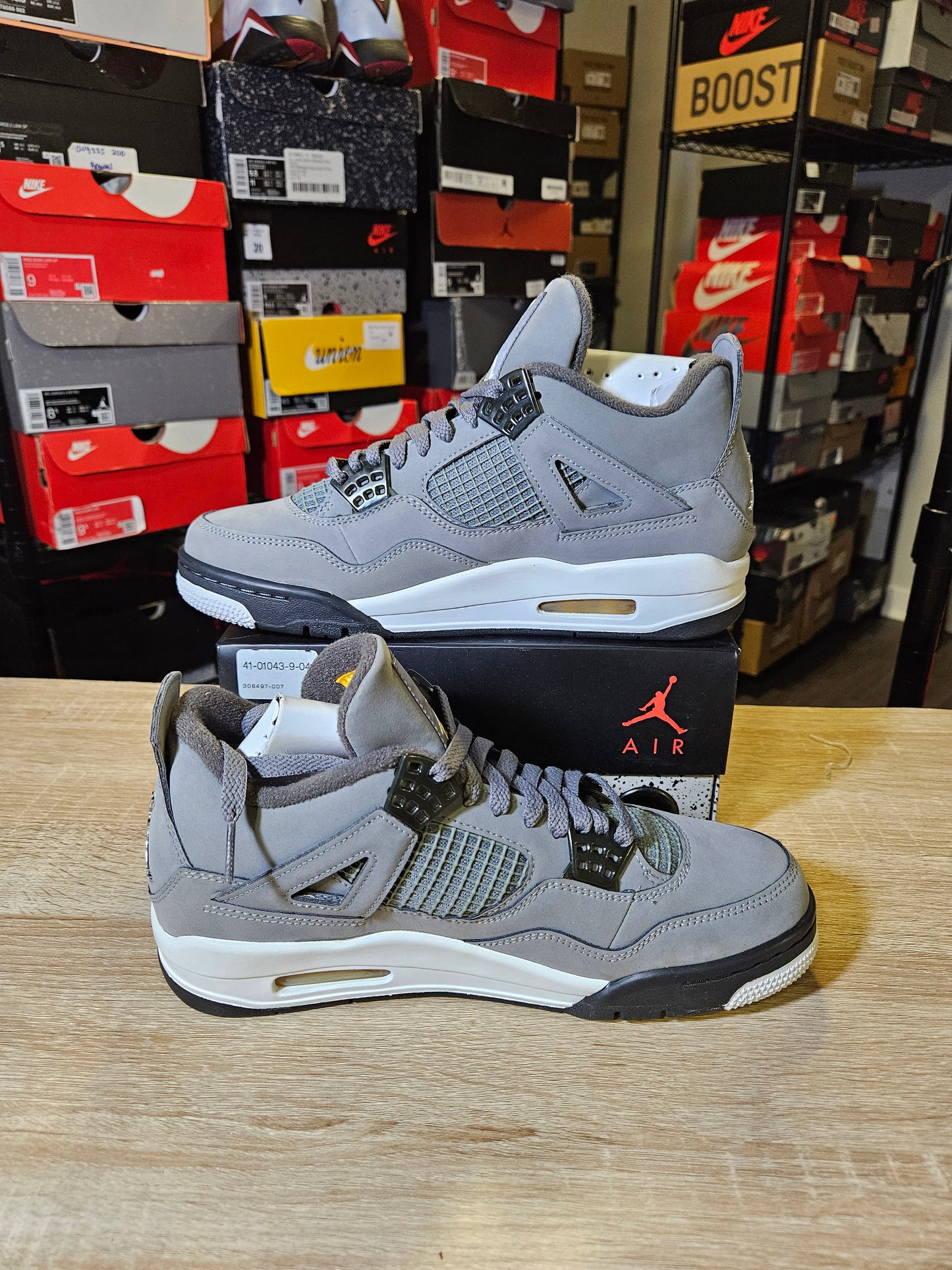 Size 8 - AJ 4 Retro Low Cool Grey