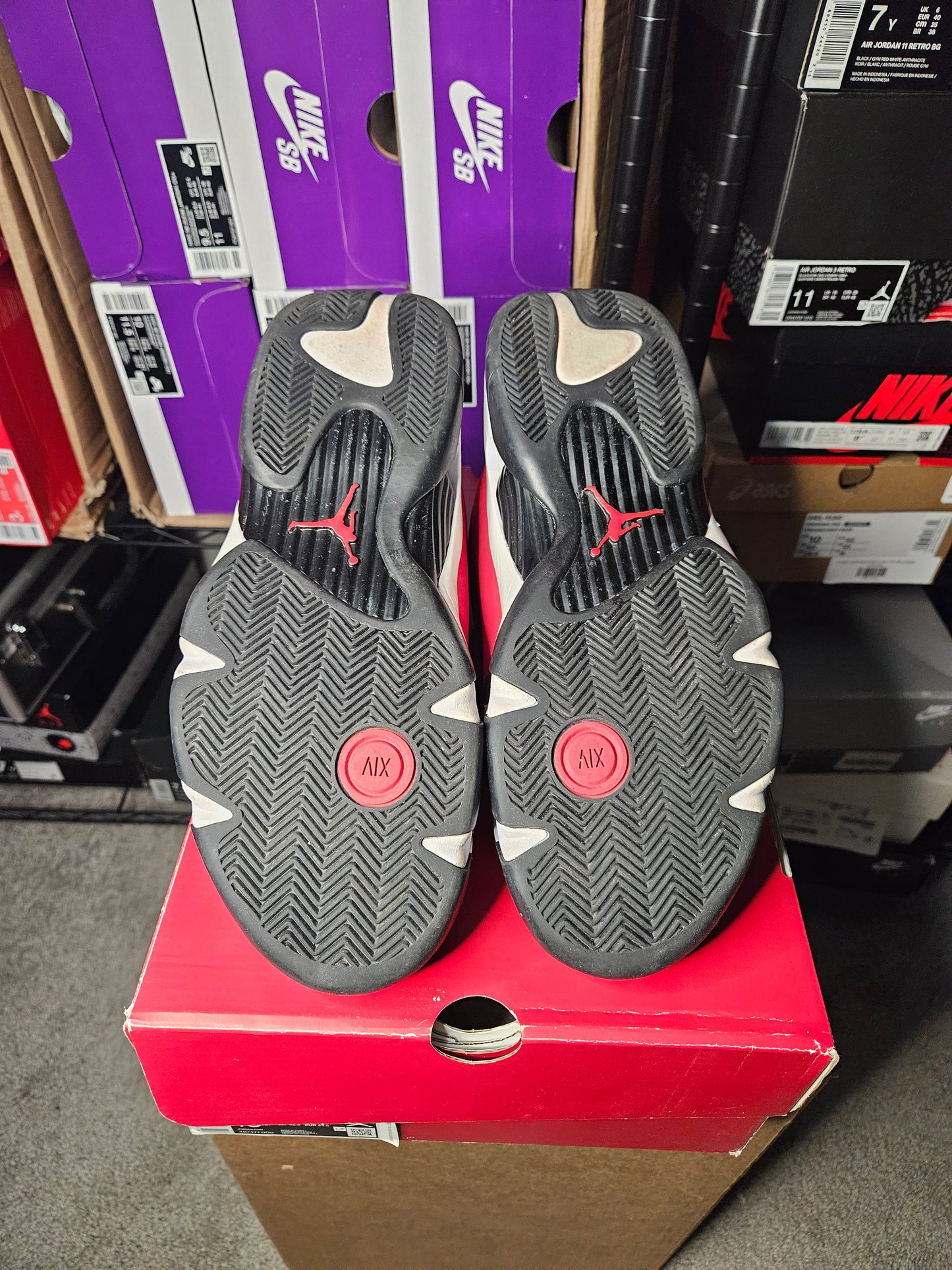 Size 10.5 - AJ 14 Retro Gym Red