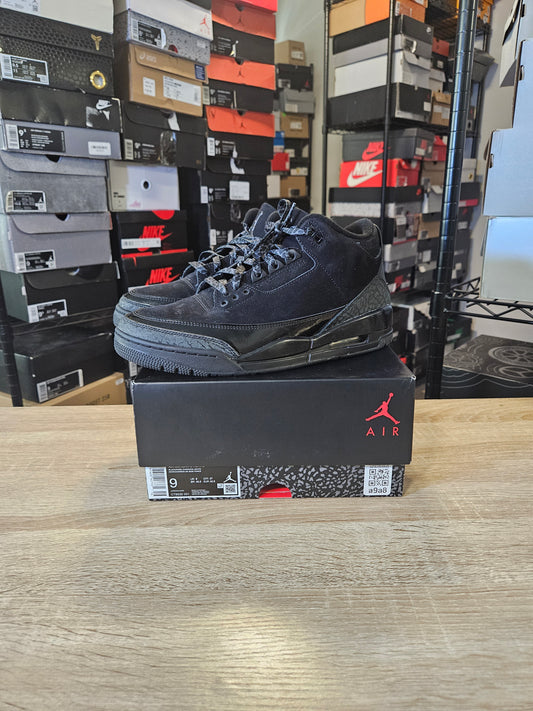 Size 9 - AJ 3 Retro 2025 Black Cat