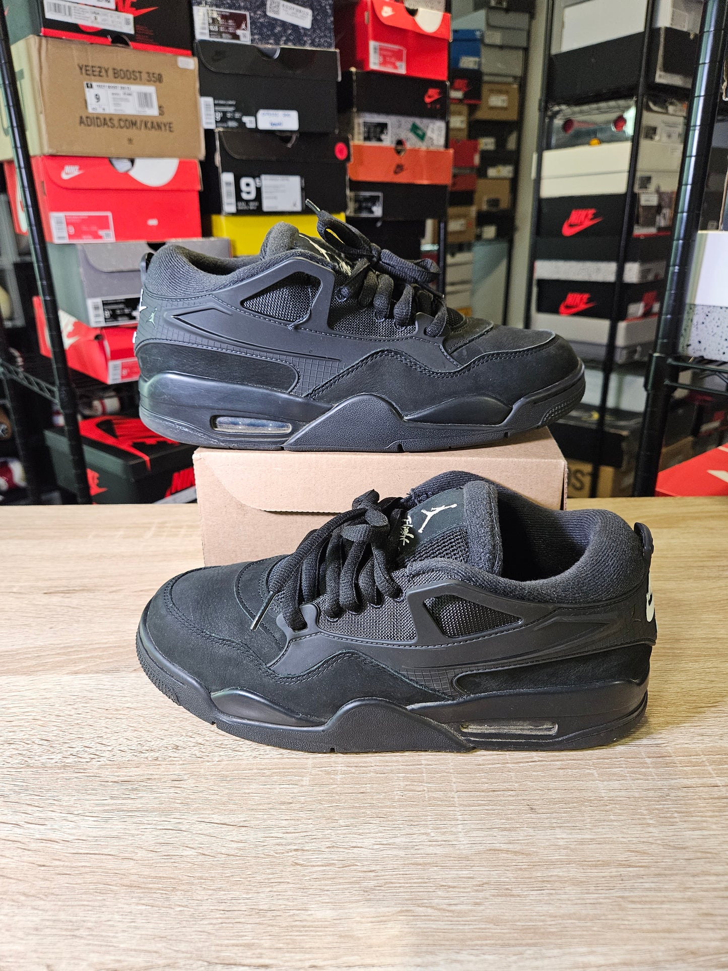 Size 10 - AJ 4 RM Black Cat