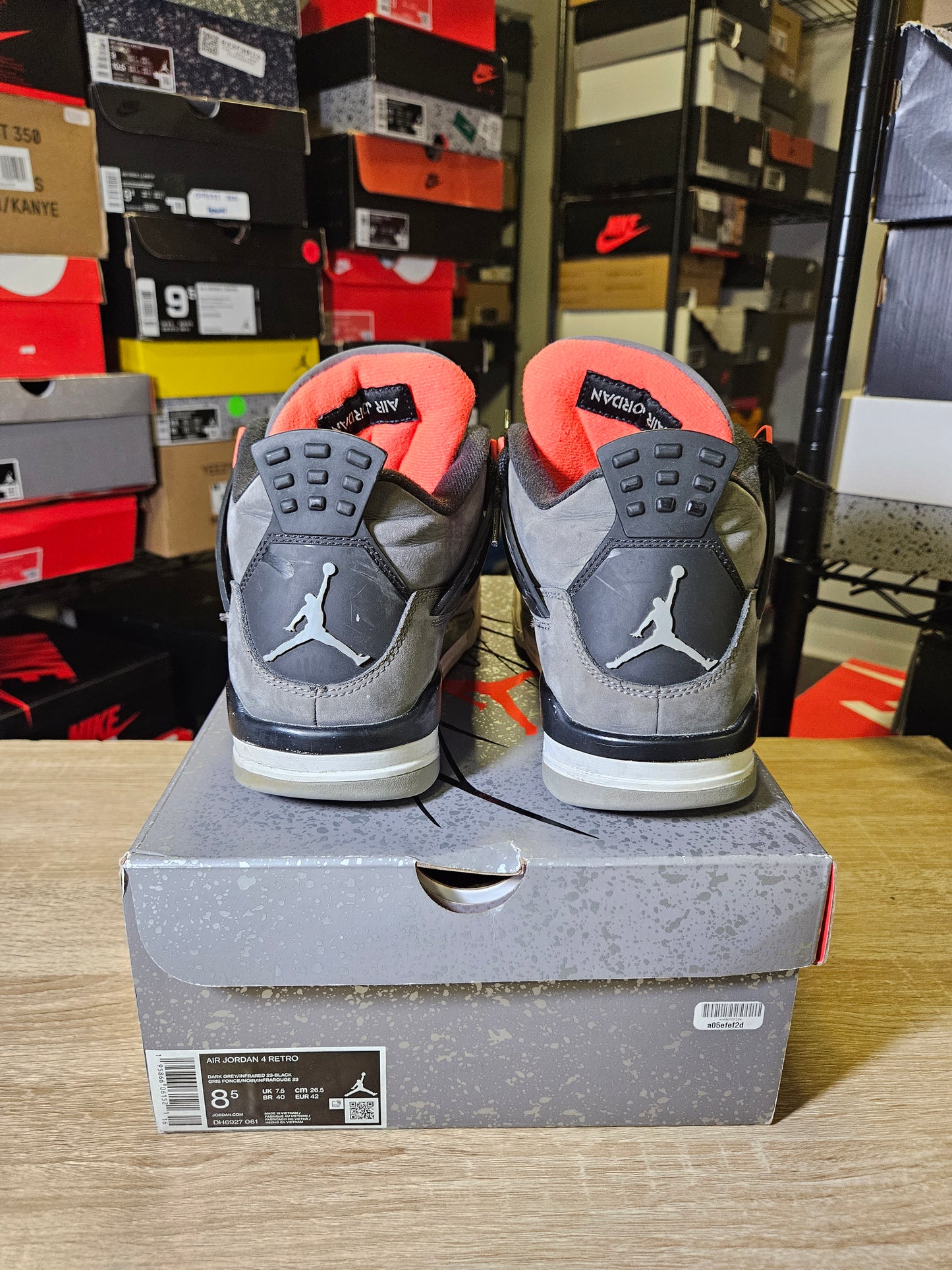 Size 8.5 - AJ 4 Retro Mid Infrared
