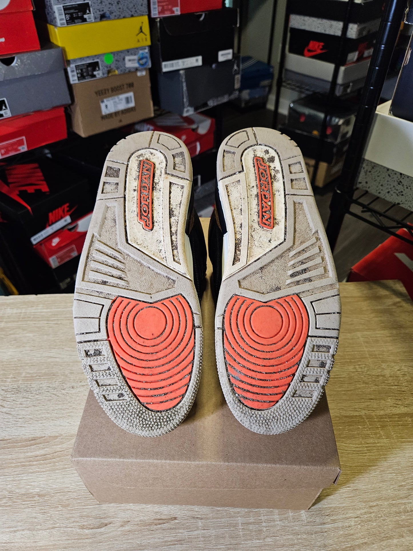 Size 9.5 - AJ 3 Retro Mid Desert Elephant