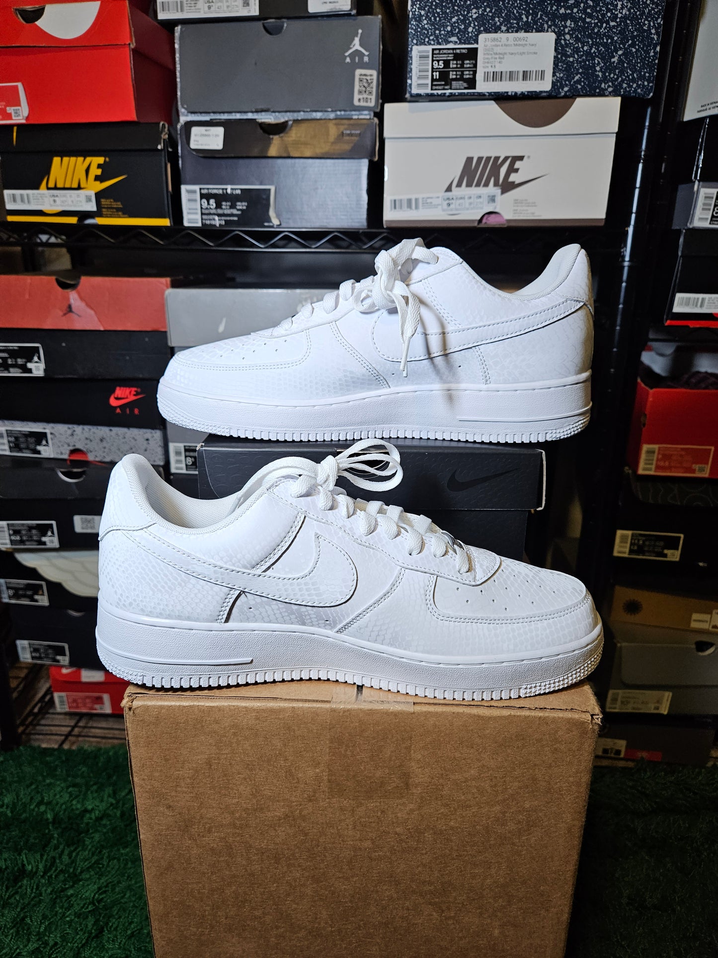 Size 12 - Kobe Bryant x Air Force 1 Low Forever White
