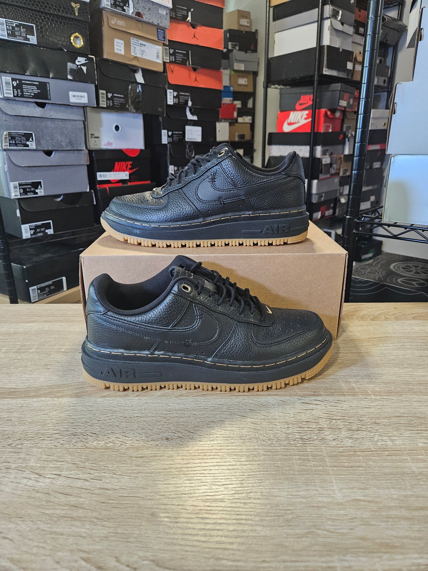 Size 10 - Air Force 1 Luxe Black Gum