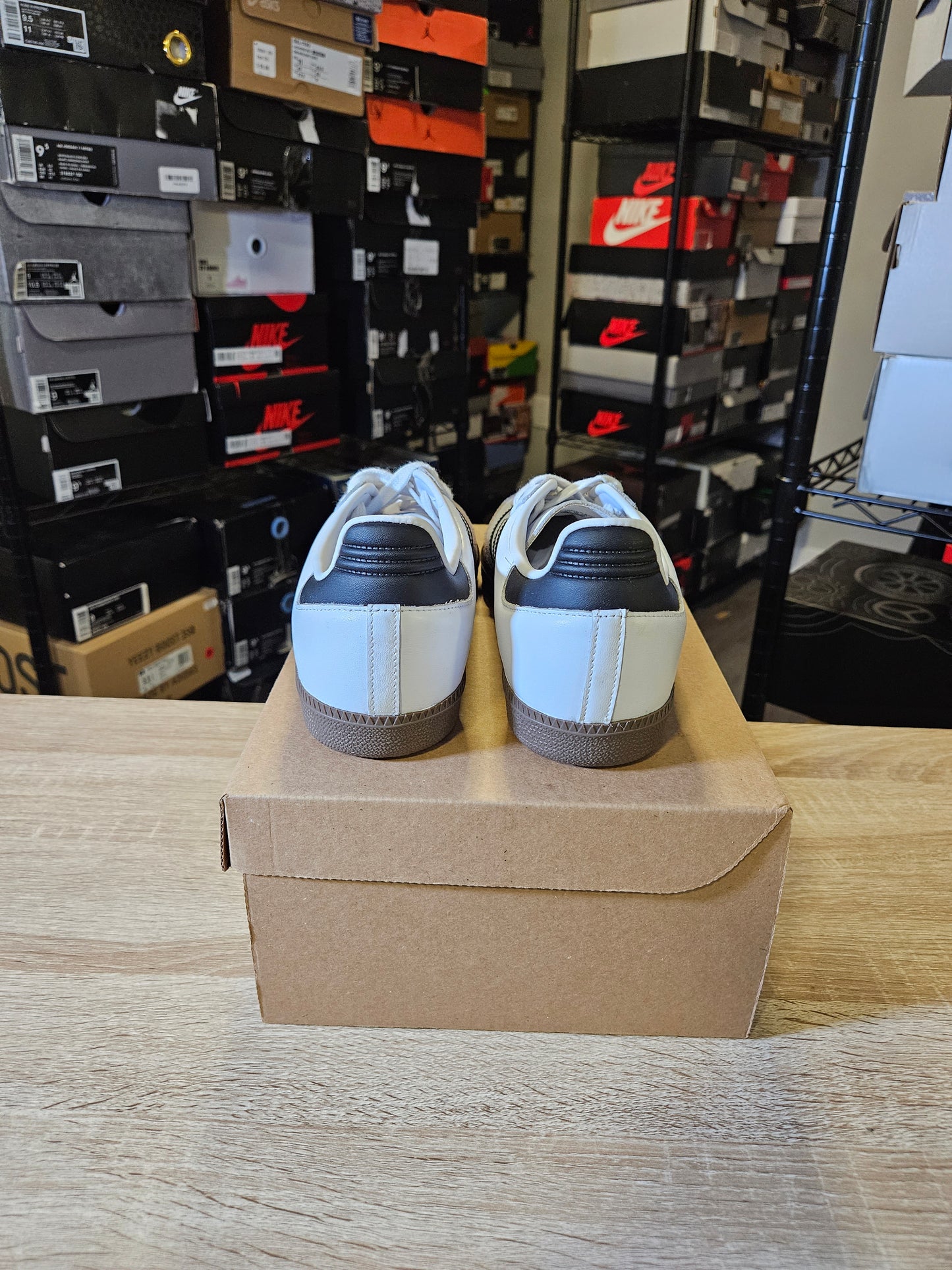 Size 10.5 -  Samba OG Low White Black Gum