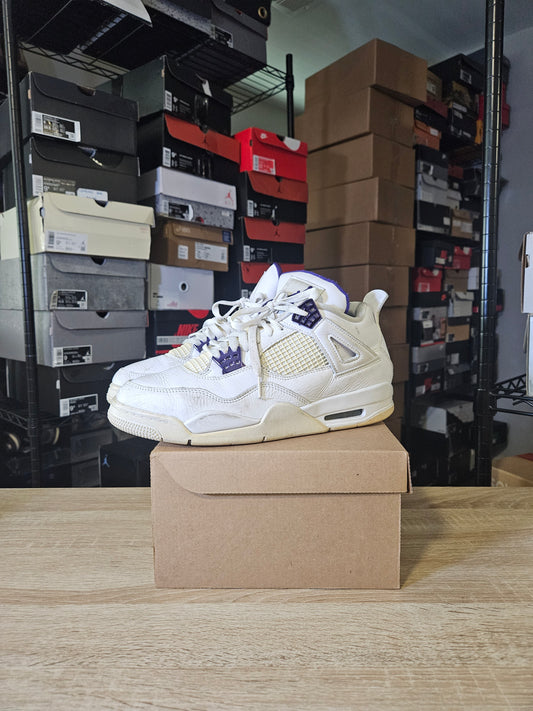 Size 11 - AJ 4 Retro Mid Purple Metallic