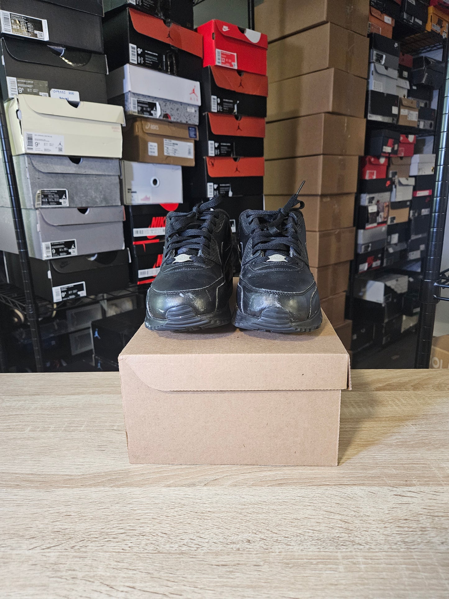 Size 10 - Air Max 90 Leather Black