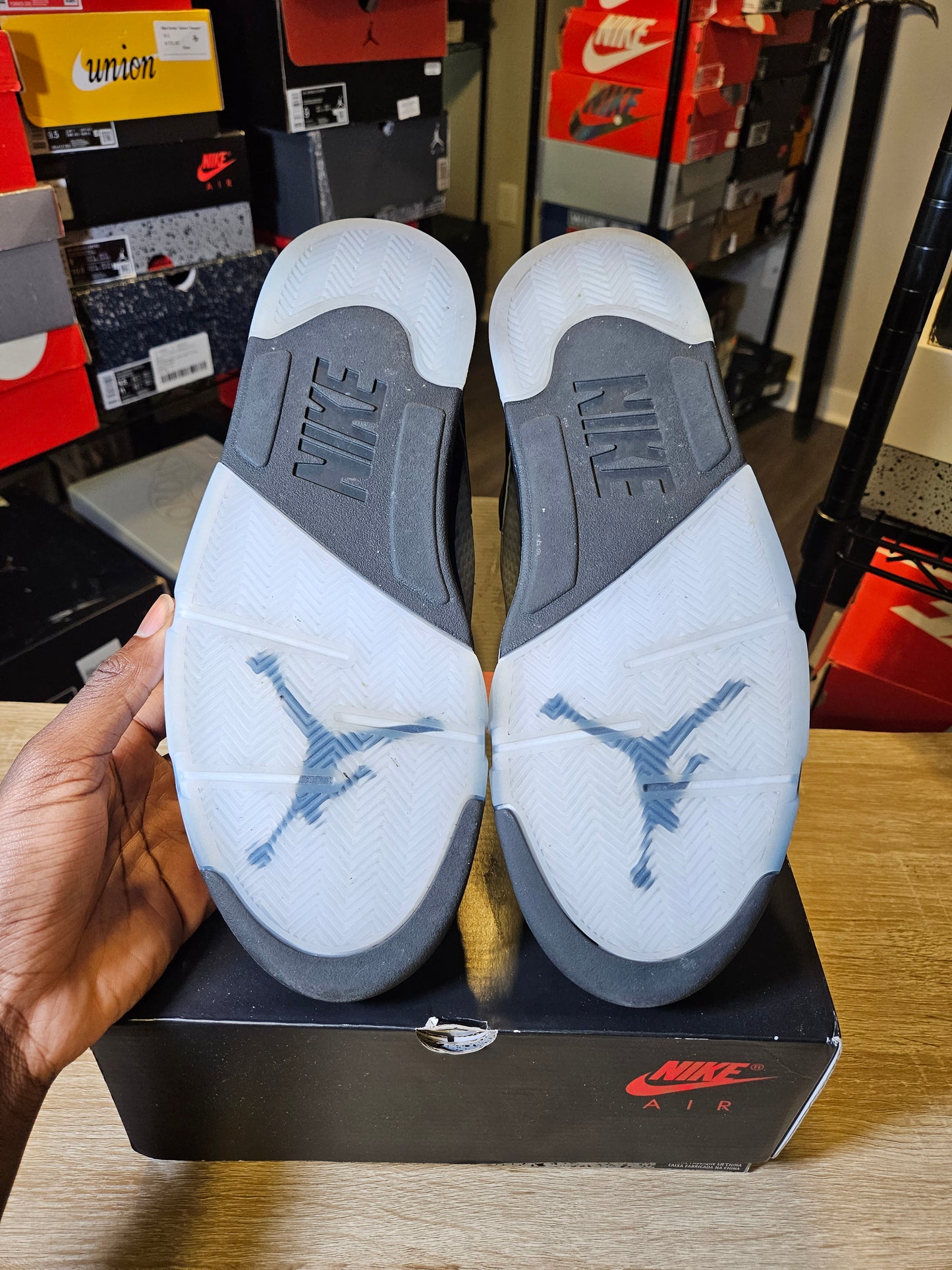 Size 12.5 - AJ 5 Retro OG Black Metallic Reimagined