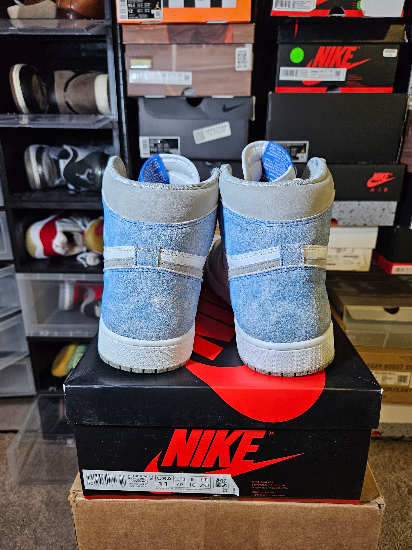 Size 11 - AJ 1 Retro OG High Hyper Royal