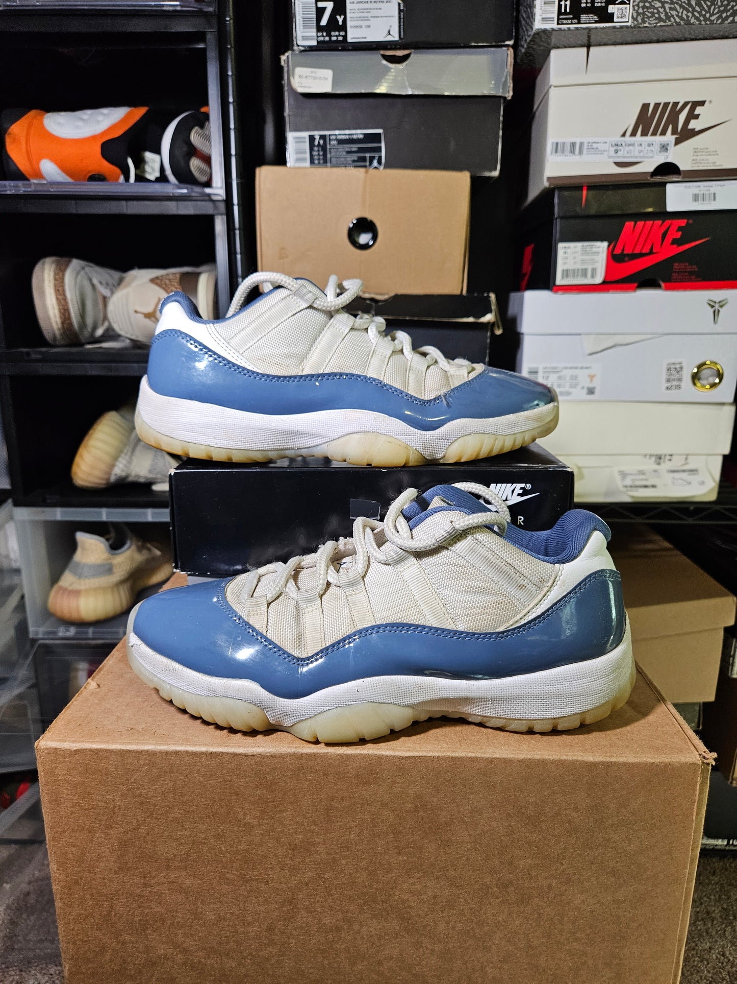 Size 8 - AJ 11 Retro Low Diffused Blue