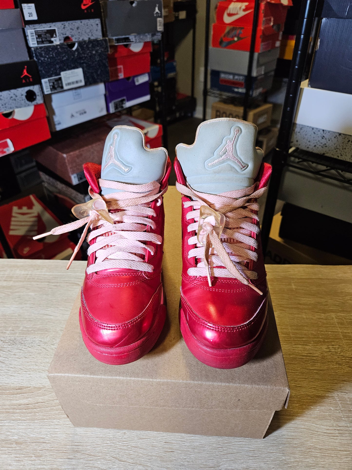 Size 6 - AJ 5 Retro 2013 Valentines Day - 540892-605