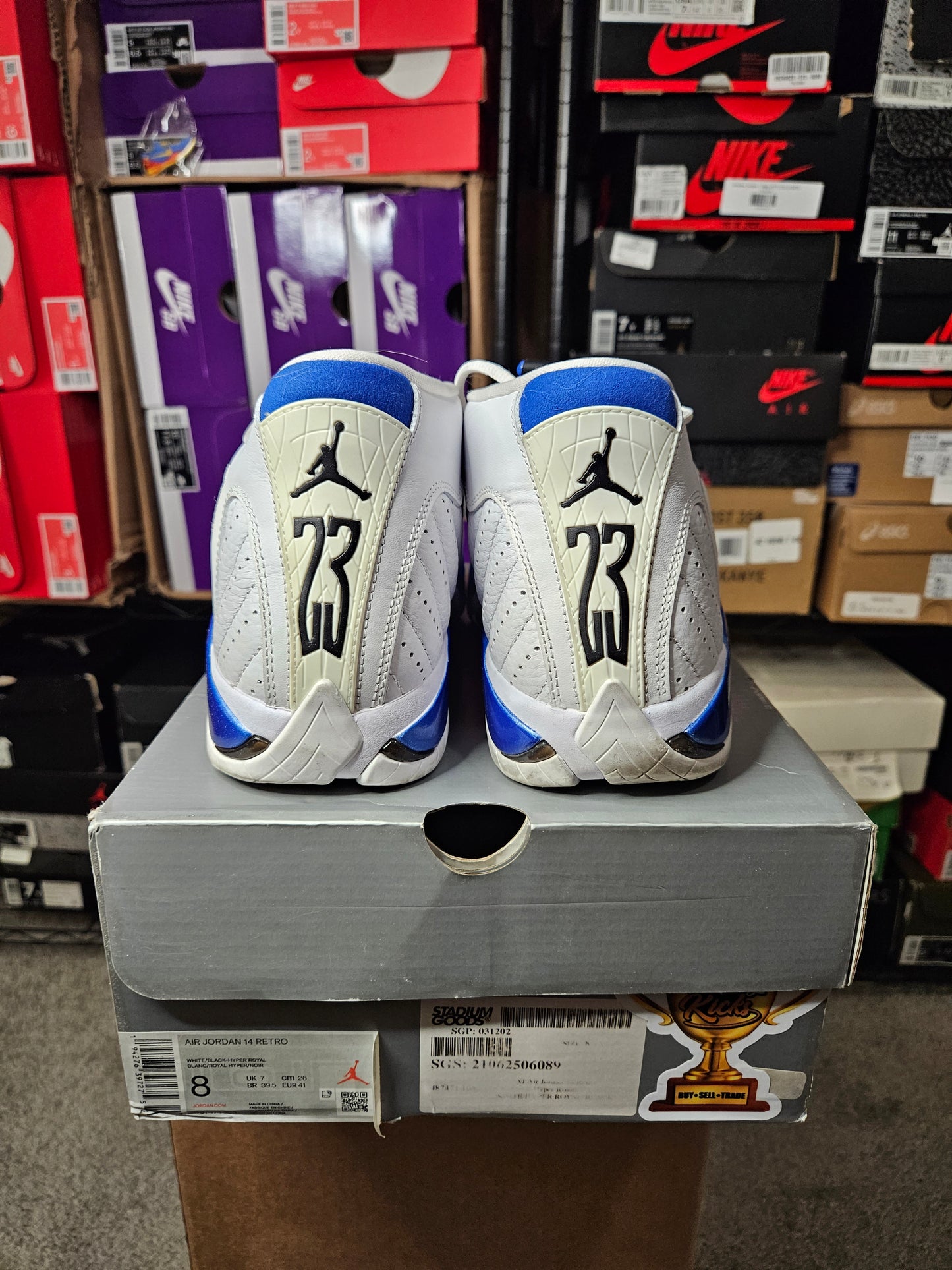 Size 8 - AJ 14 Retro Hyper Royal