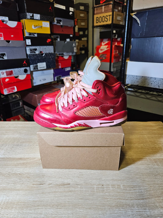 Size 6 - AJ 5 Retro 2013 Valentines Day - 540892-605
