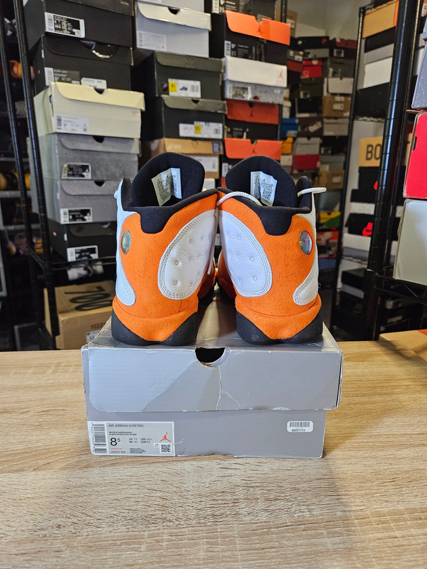 Size 8.5 - AJ 13 Retro Starfish