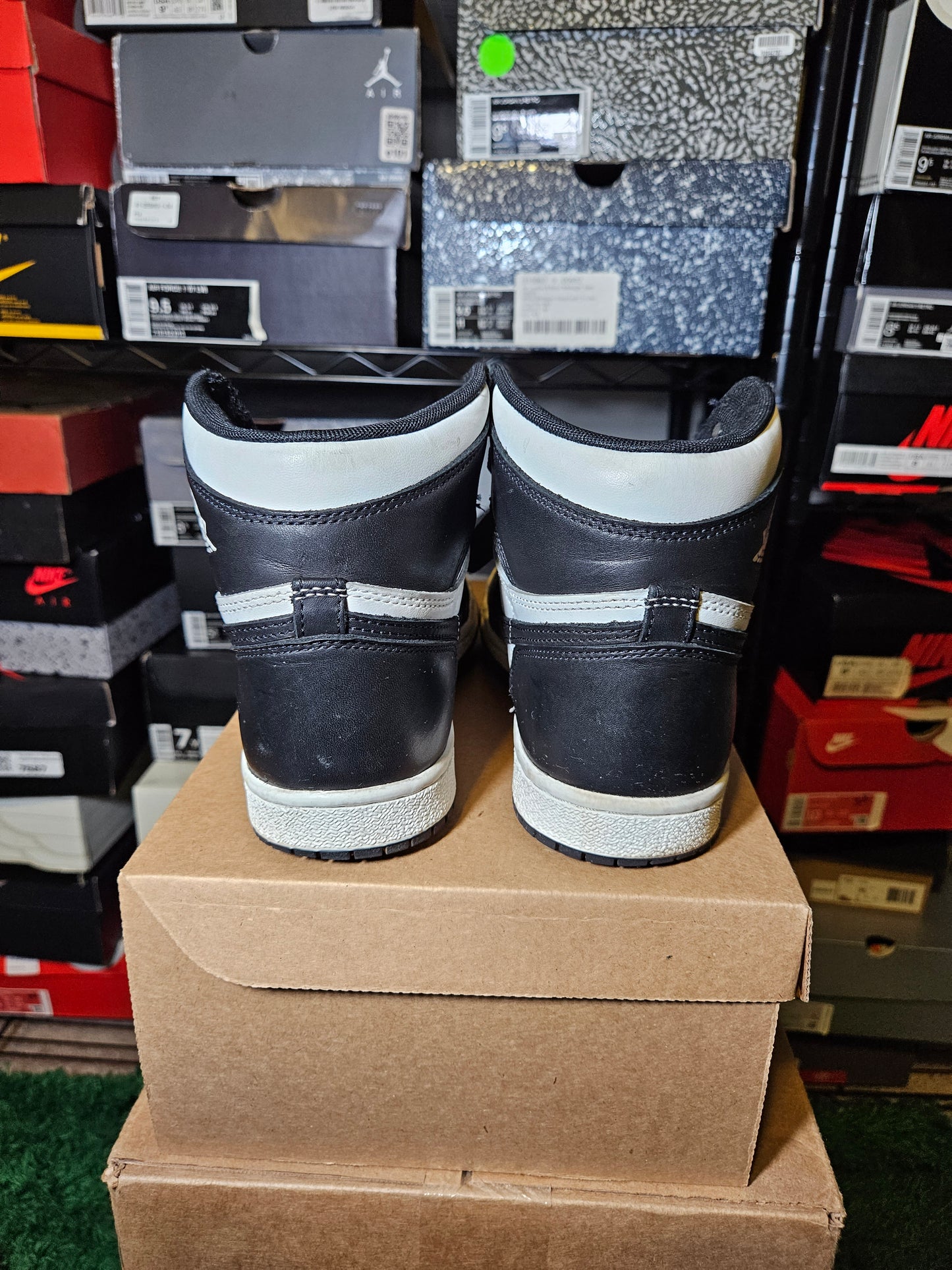 Size 8.5 - AJ 1 Retro '85 OG High Black White
