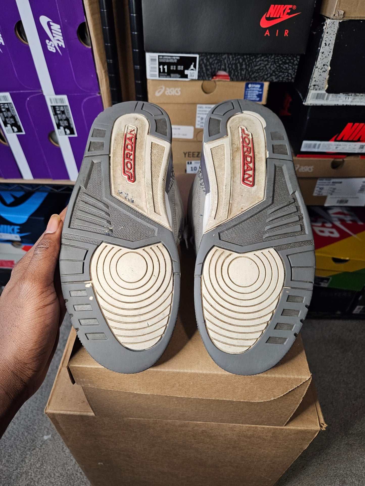 Size 8.5 - AJ 3 Retro Mid Cool Grey