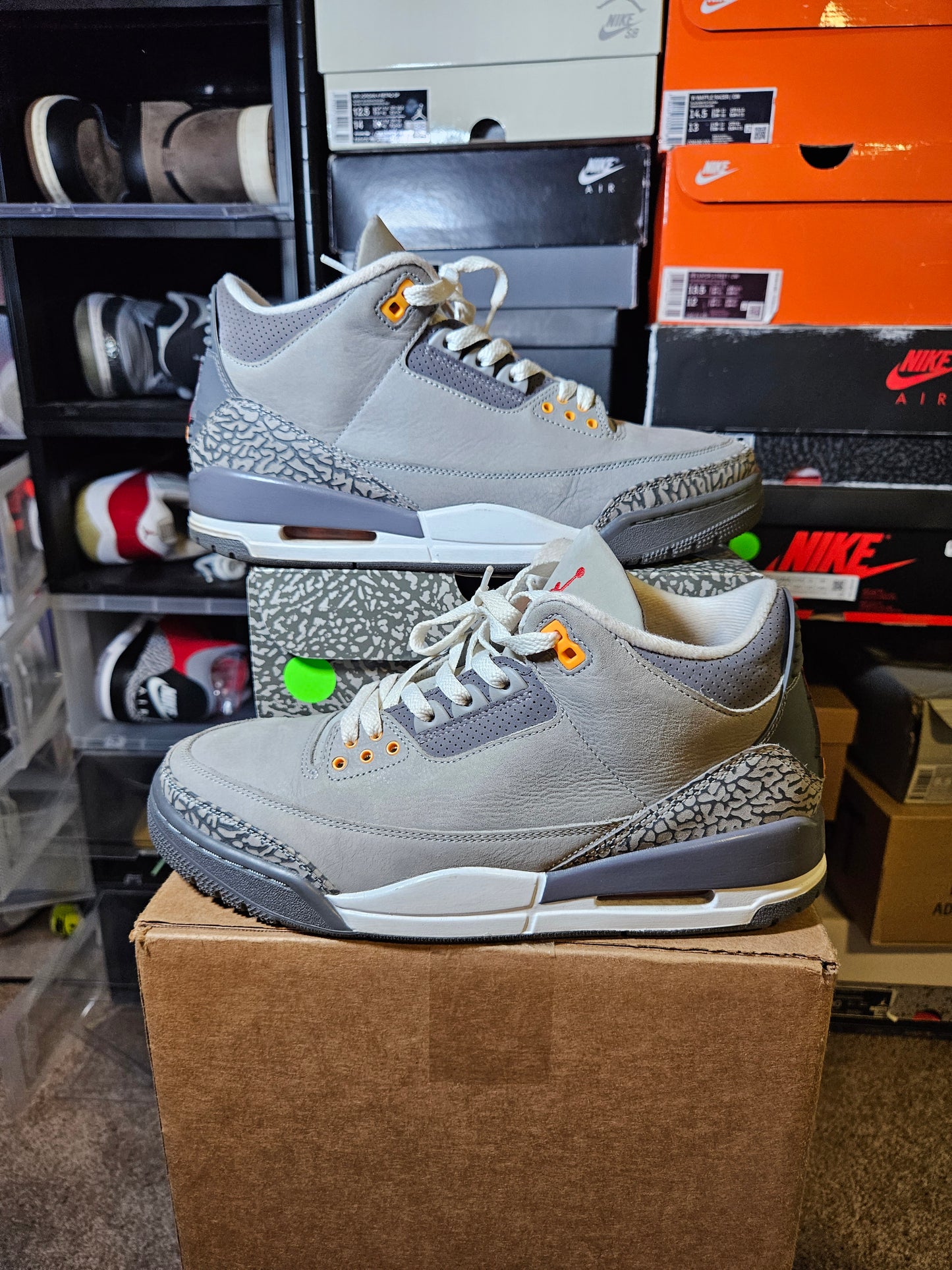 Size 9.5 - AJ 3 Retro Mid Cool Grey