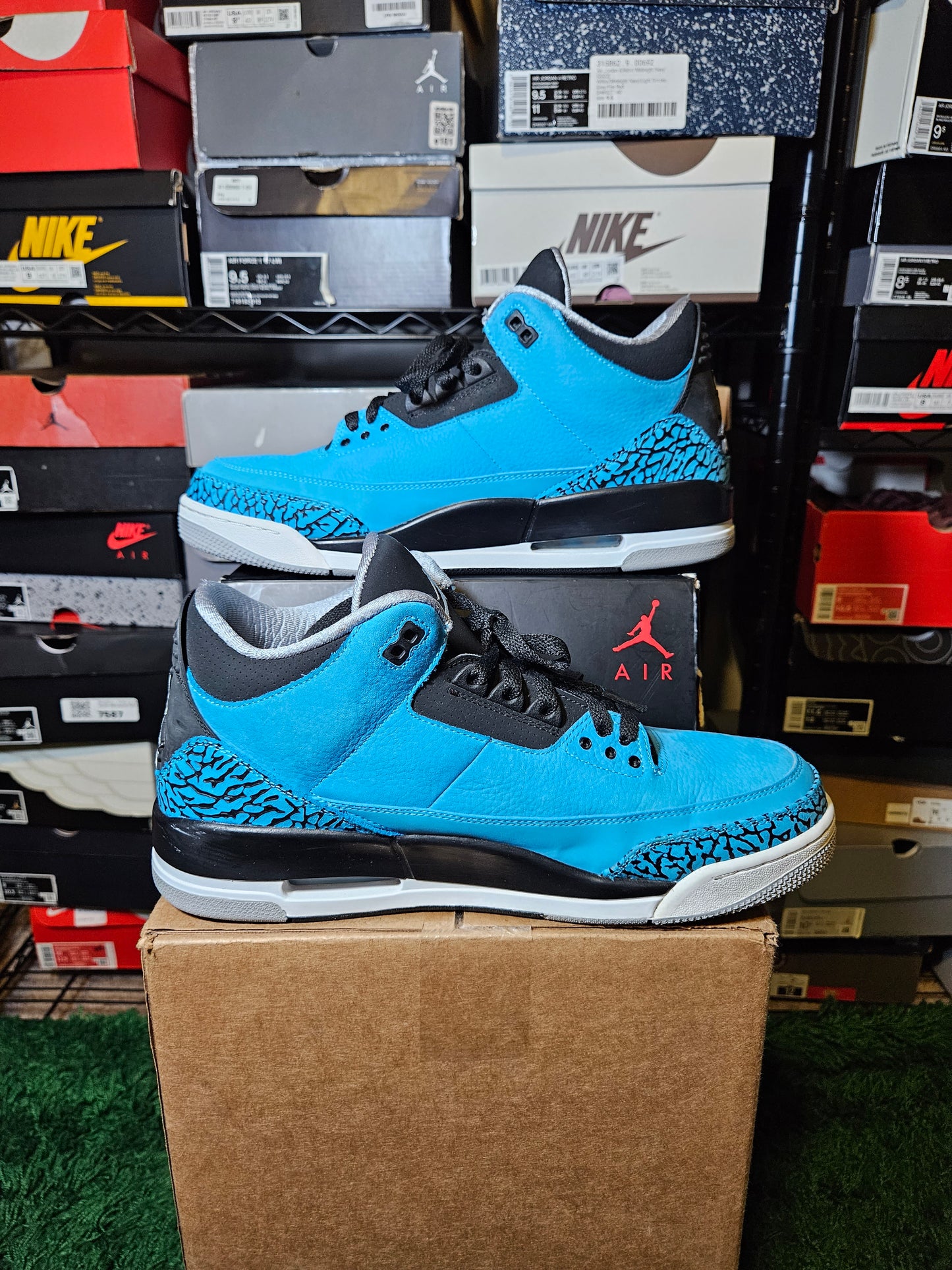 Size 12 - AJ 3 Retro Powder Blue