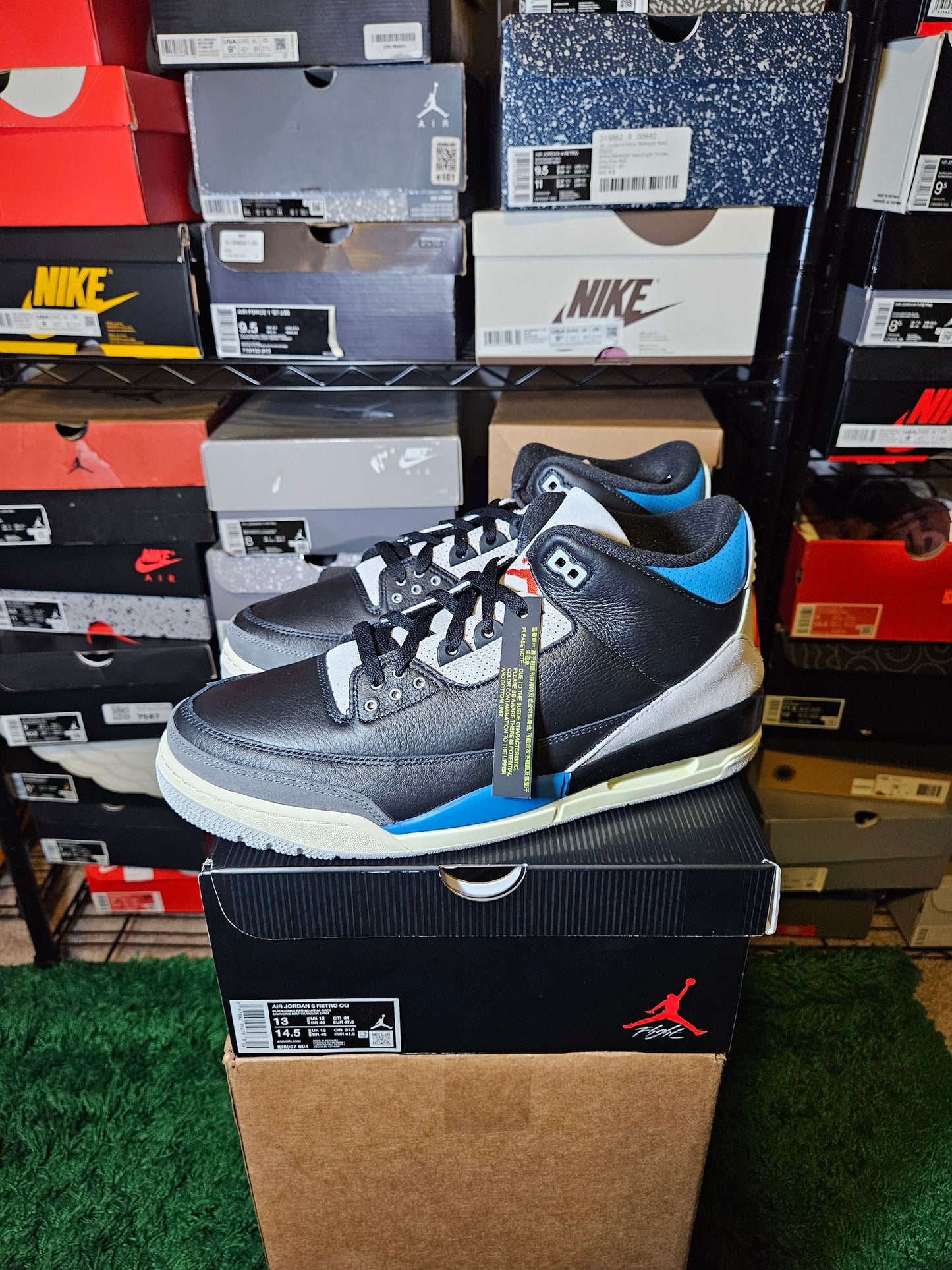Size 13 - AJ 3 Retro OG Rare Air