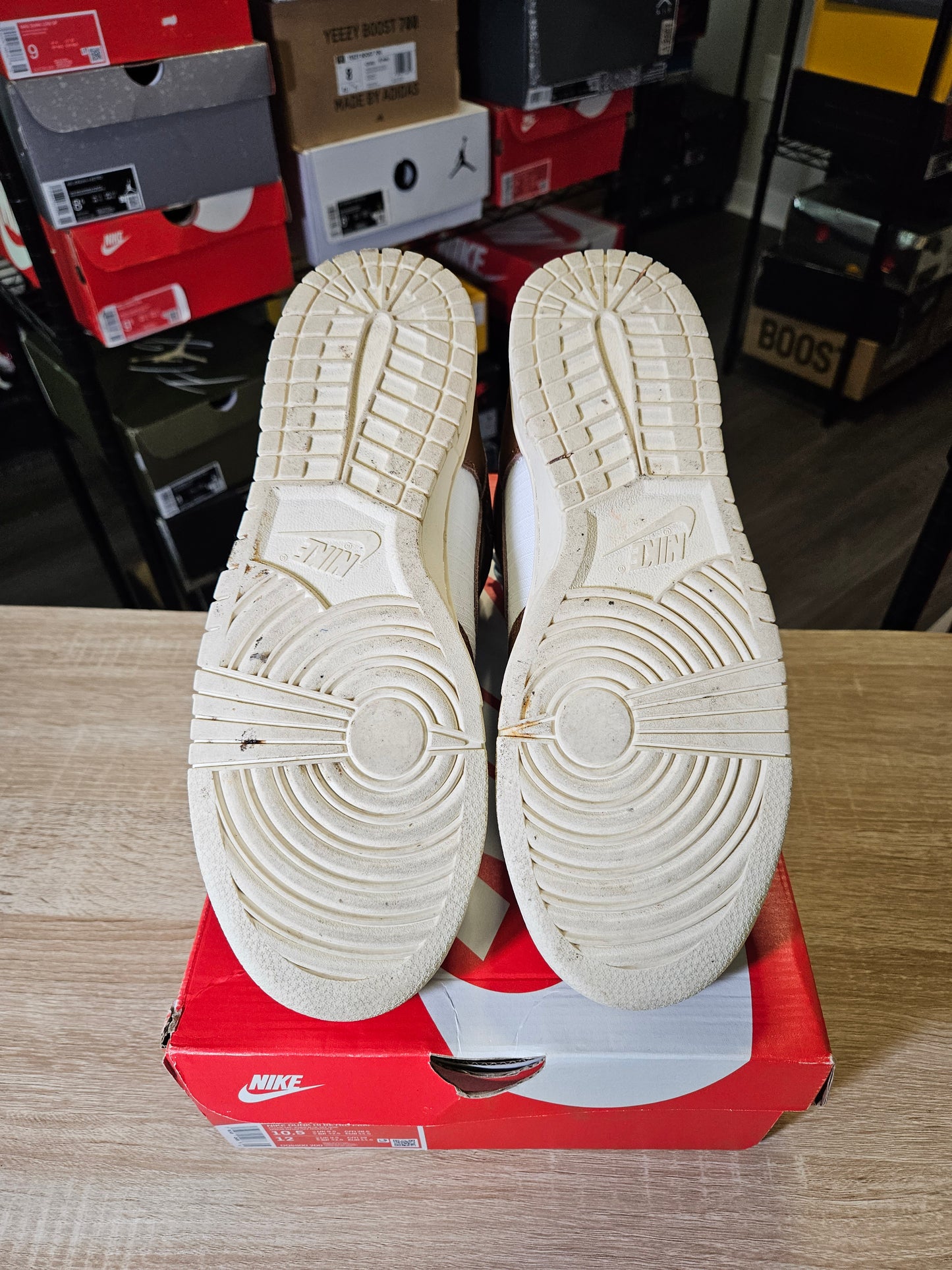 Size 10.5 - Dunk Vintage High Certified Fresh - Pecan