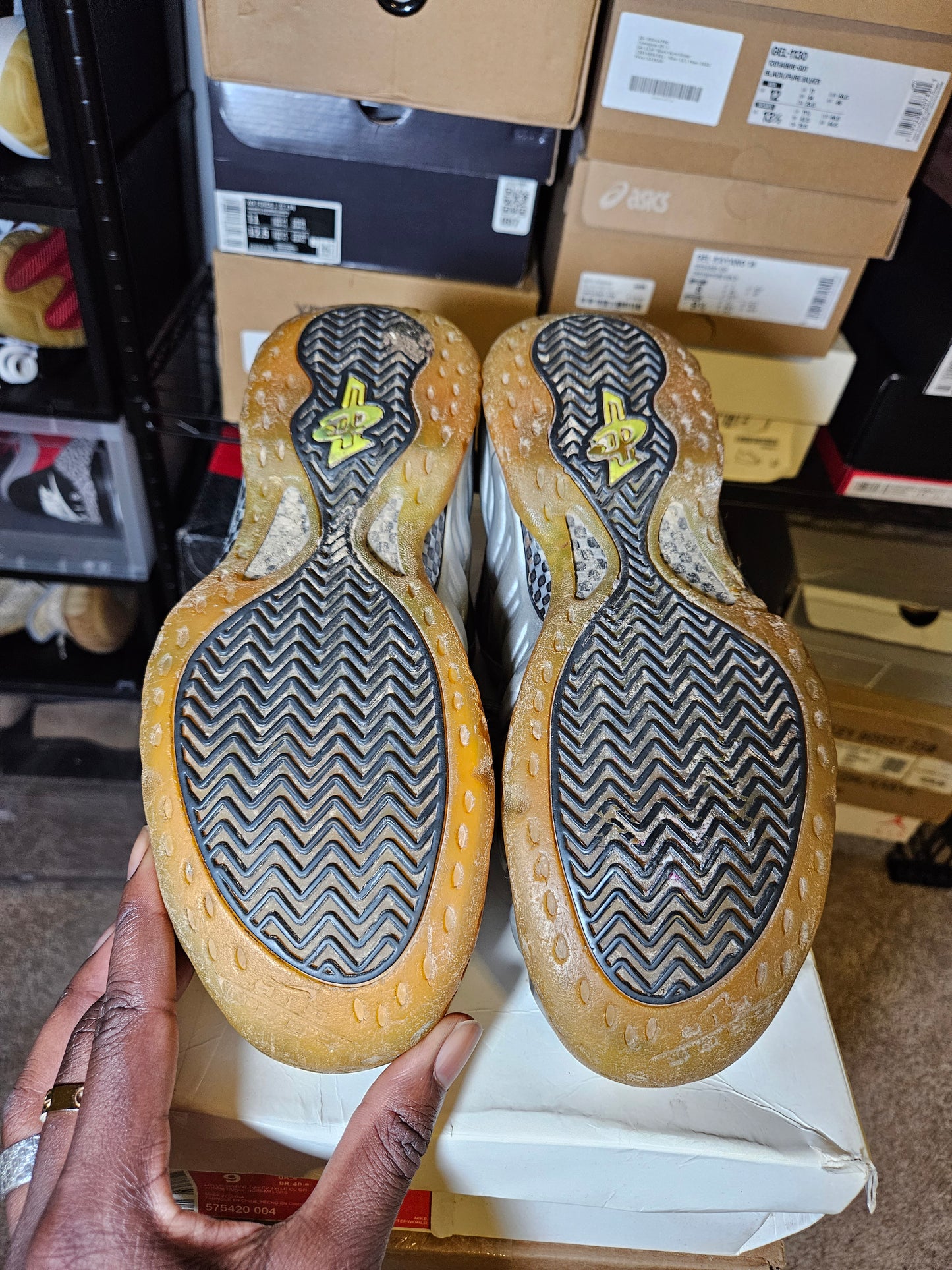 Size 9 - Air Foamposite One Prm Metallic Camo