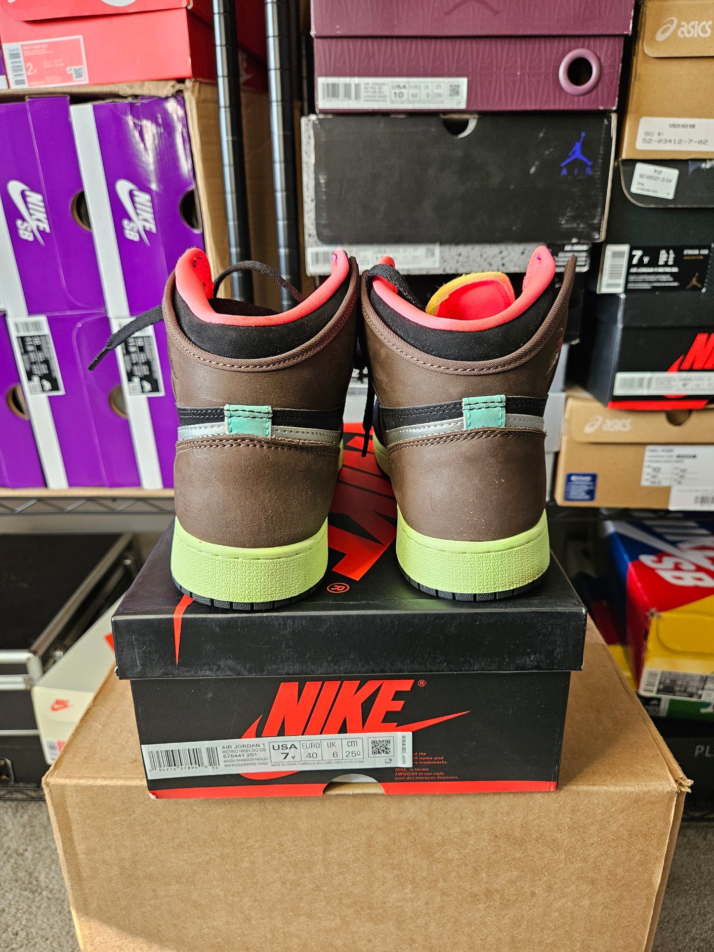 Size 7 - AJ 1 Retro High Tokyo Bio Hack
