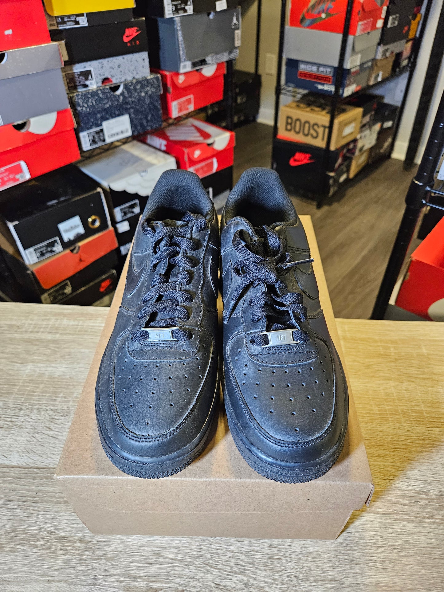 Size 7 (GS) - AF1 Low Triple Black - 314192-009