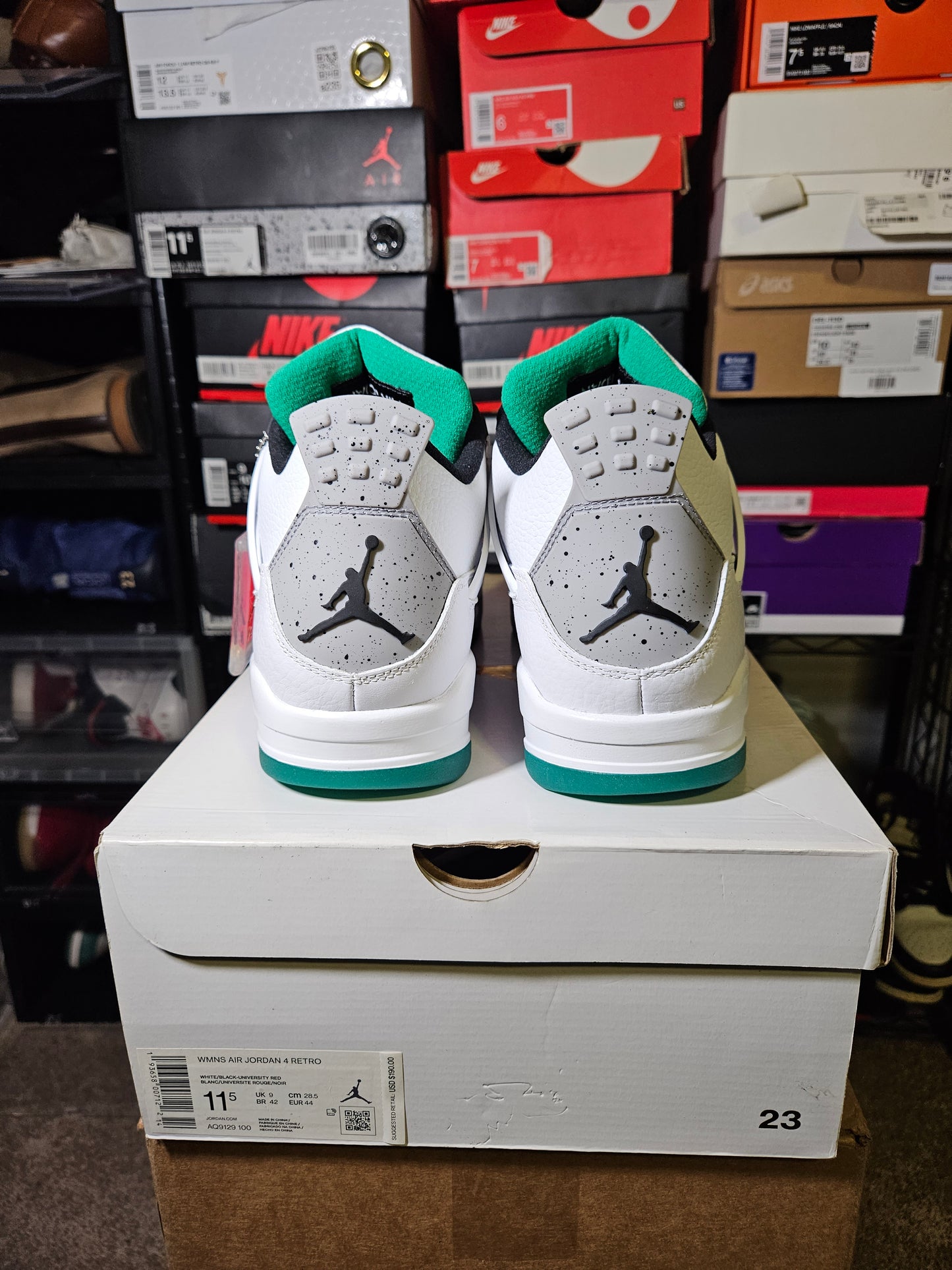 Size 11.5W/10M - AJ 4 Retro Rasta