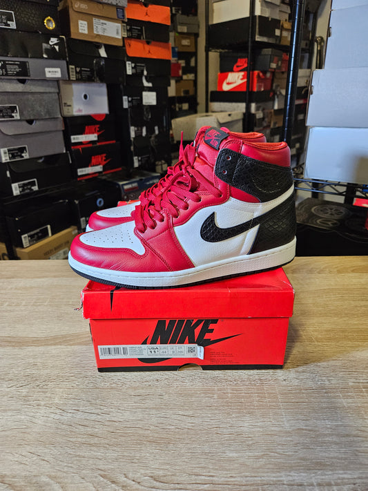Size 10 - Air Jordan 1 Retro OG High Satin Red