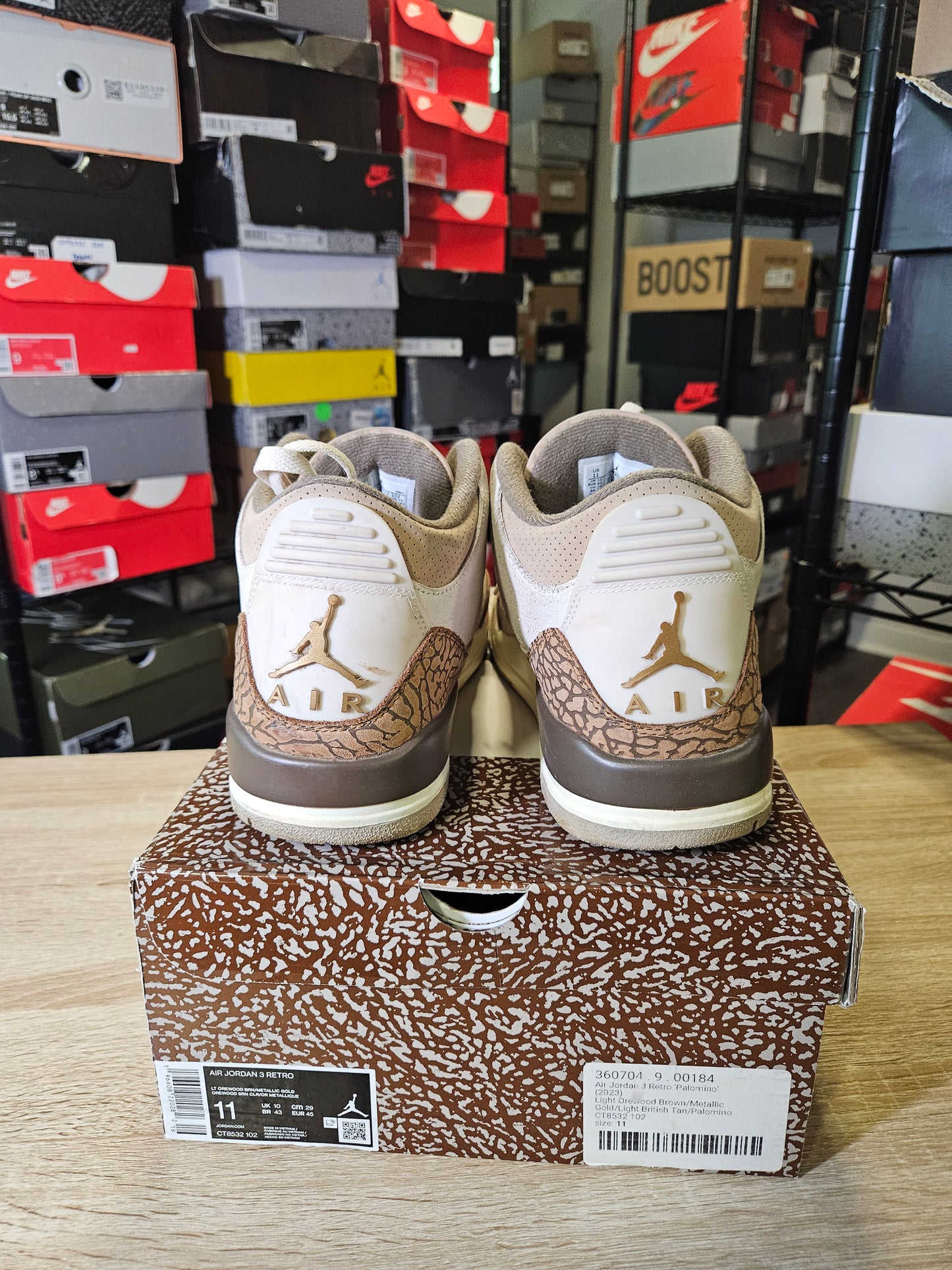 Size 11 - AJ 3 Retro Low Palomino