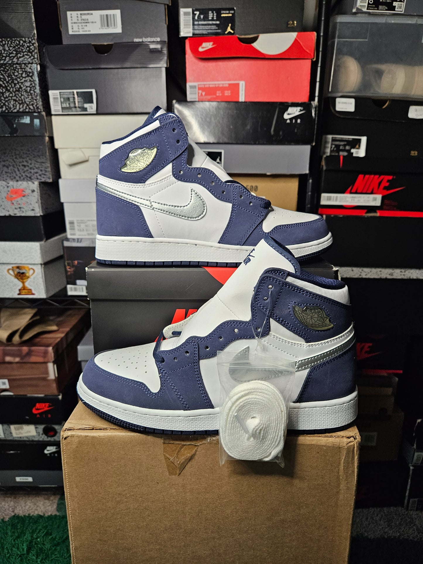 Size 6.5 - AJ 1 Retro High CO.JP Midnight Navy