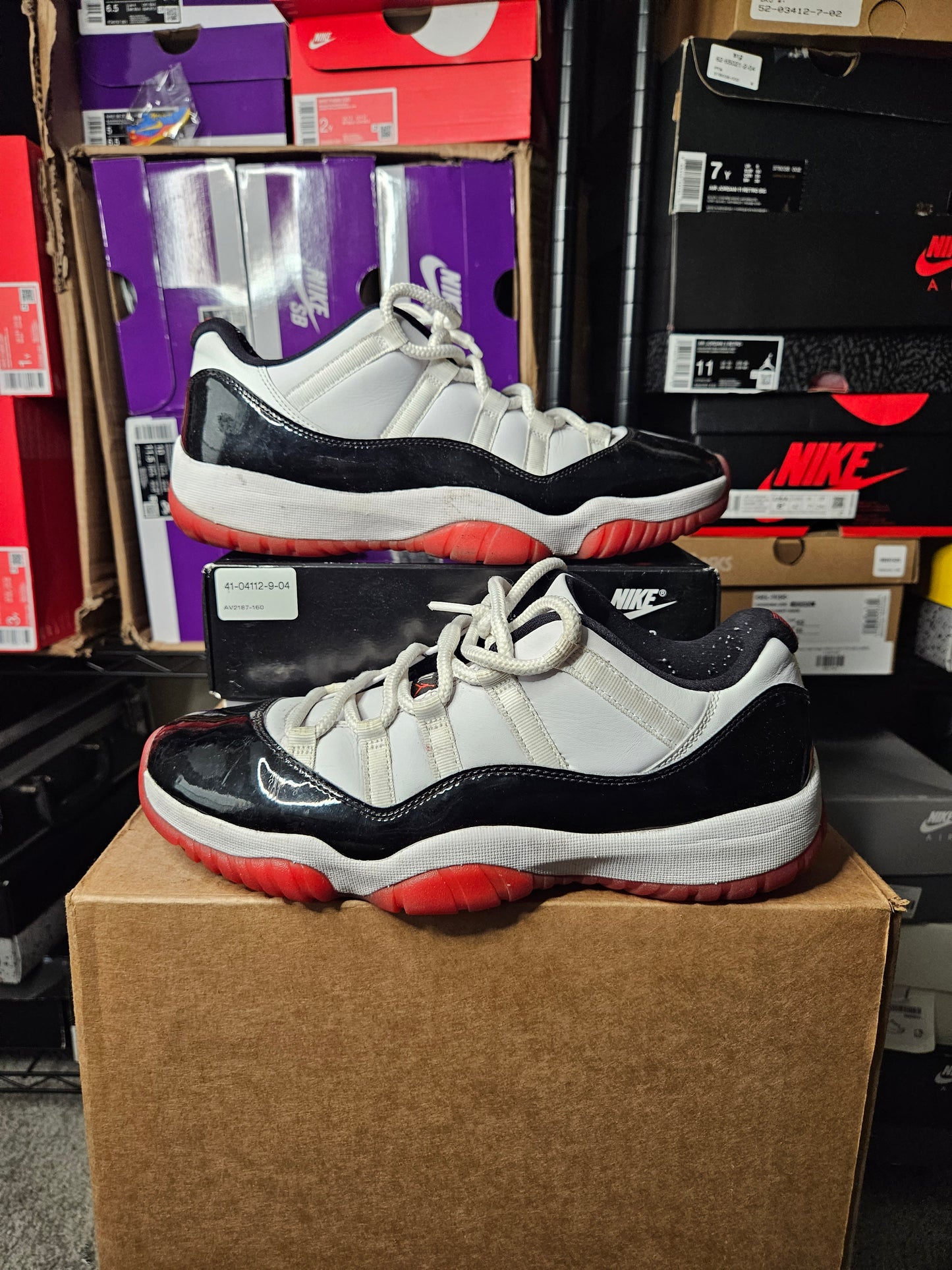 Size 9.5 - AJ 11 Retro Low Concord-Bred