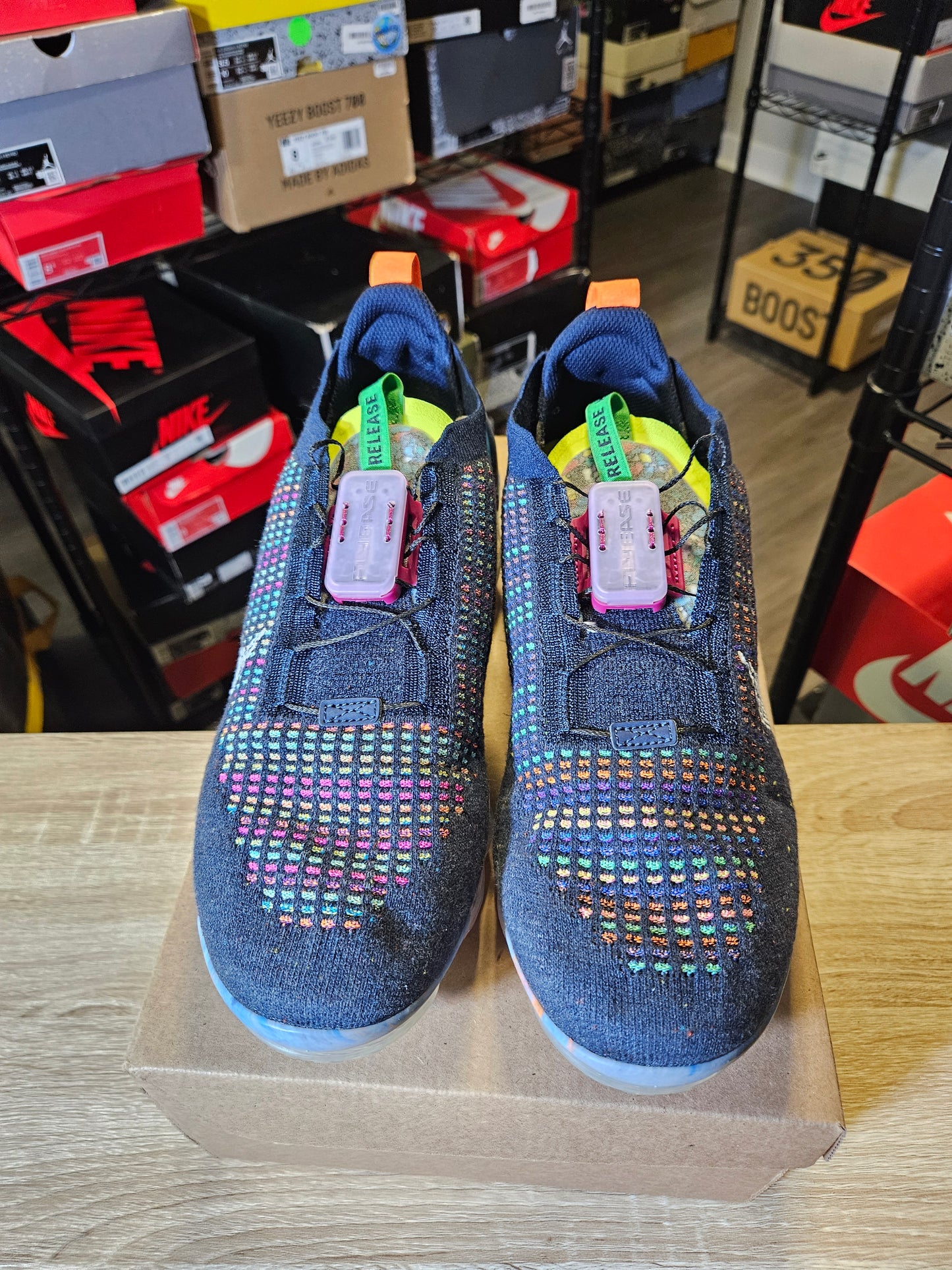 Size 10.5 - Air VaporMax 2020 Flyknit Deep Royal Blue Multi