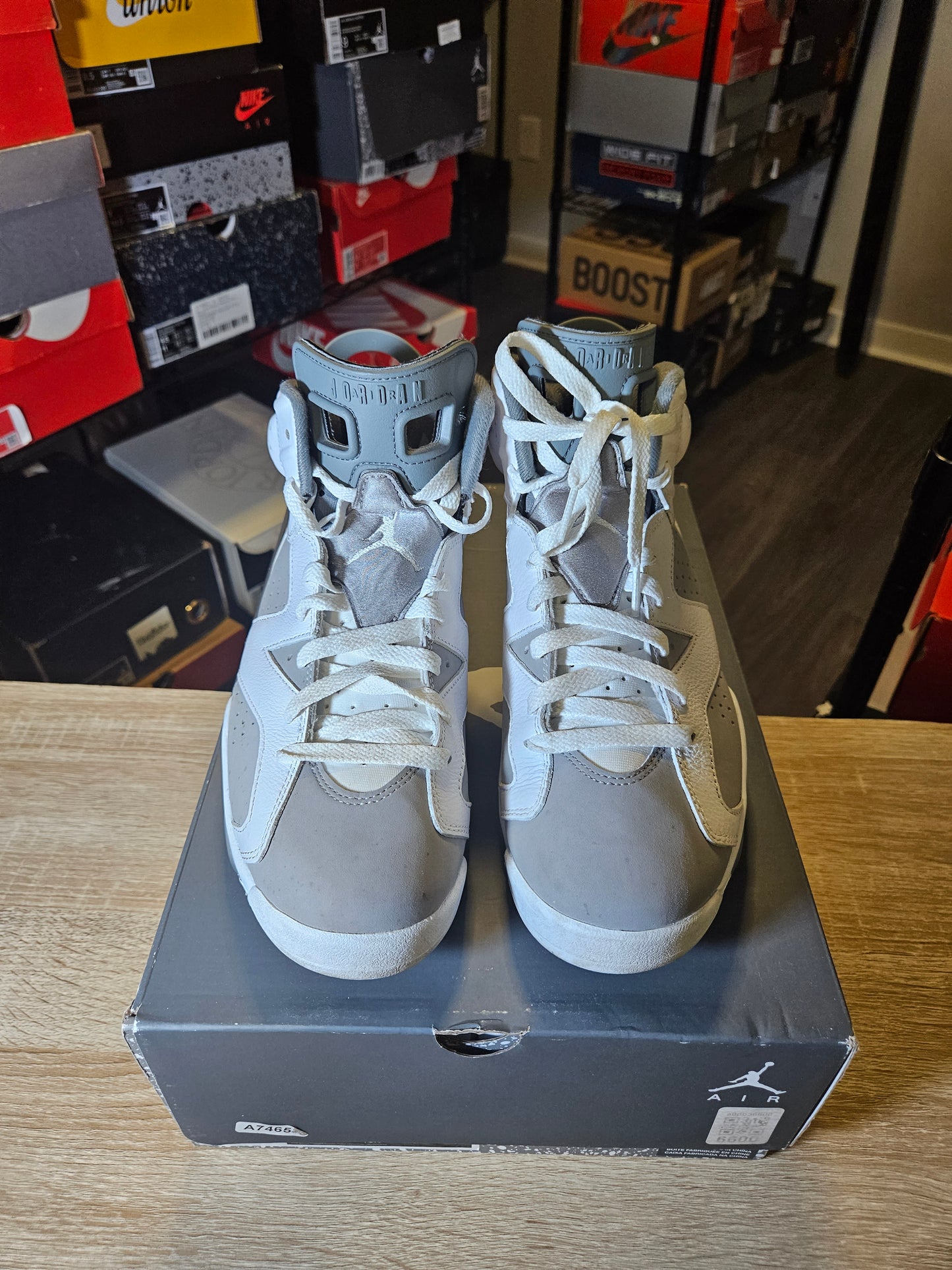 Size 8 - AJ 6 Retro Low Cool Grey