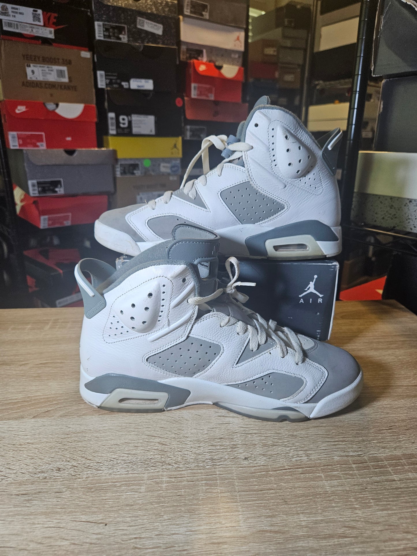 Size 9.5 - AJ 6 Retro Low Cool Grey