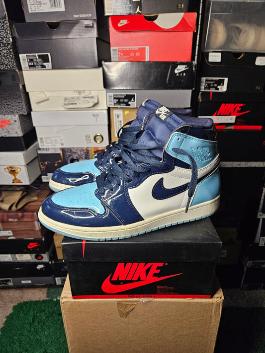 Size 12W/10.5M - AJ 1 Retro OG High Blue Chill