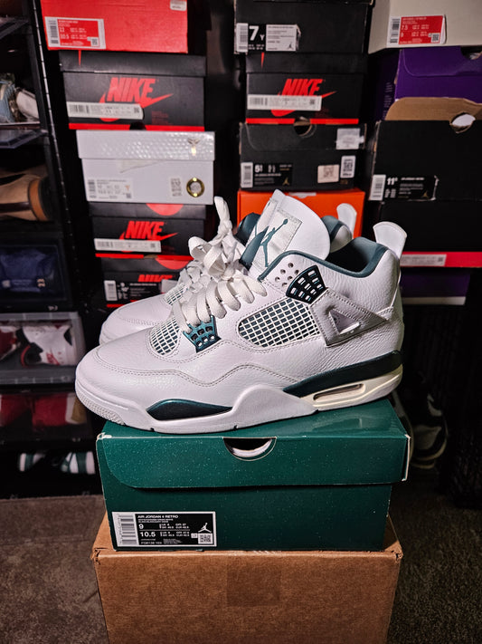 Size 9 - AJ 4 Oxidized Green