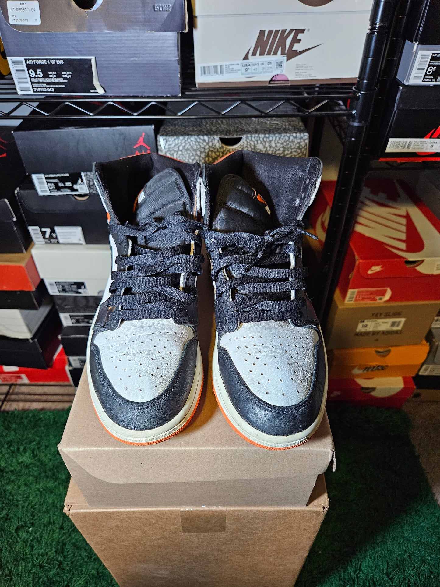 Size 10.5 - AJ 1 Retro High Electro Orange