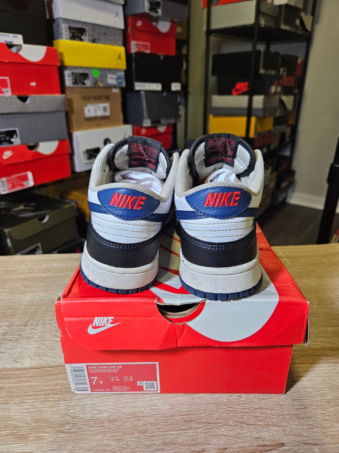 Size 7 - Dunk Low Midnight Navy