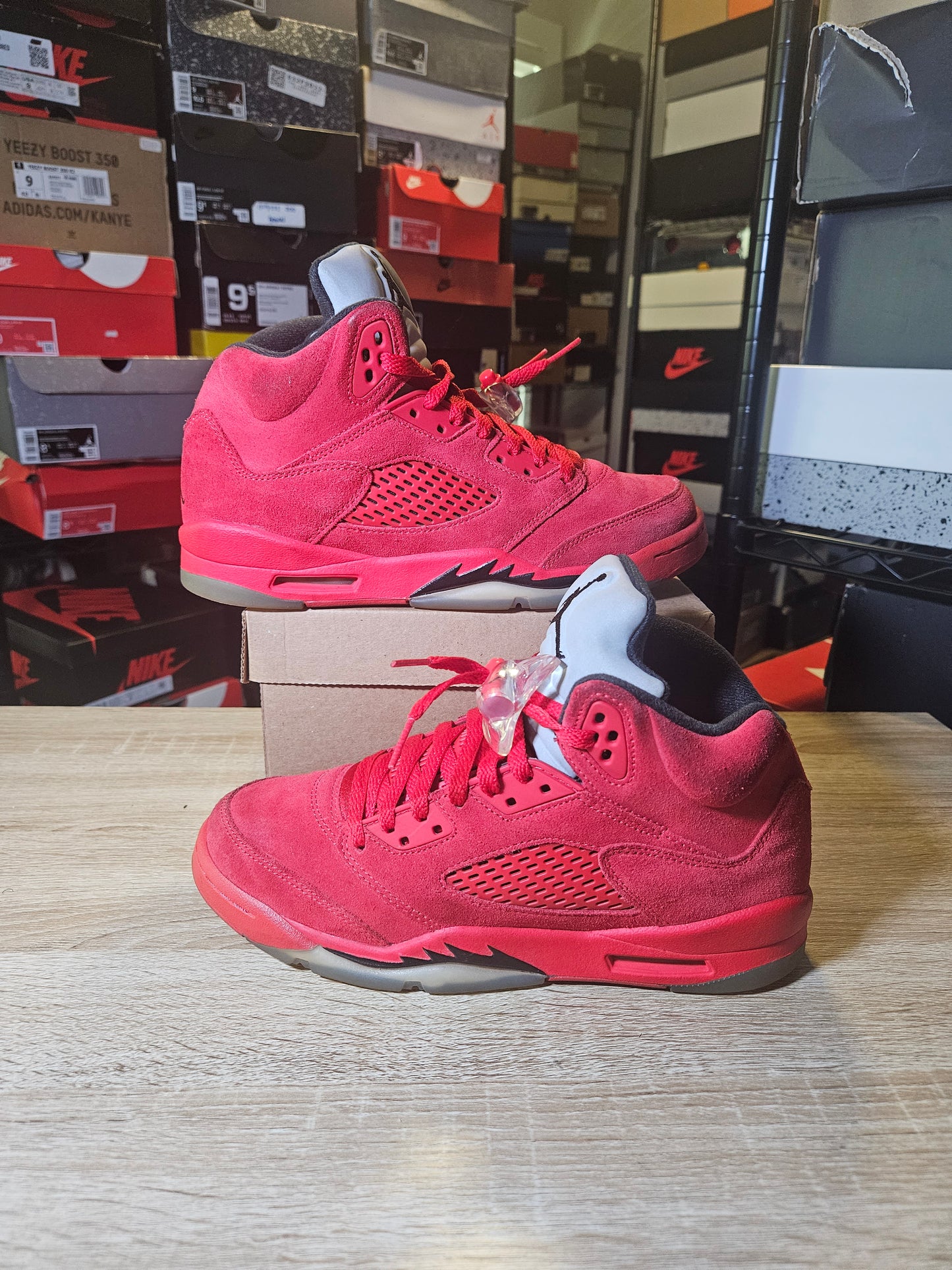Size 7 - AJ 5 Retro Red Suede