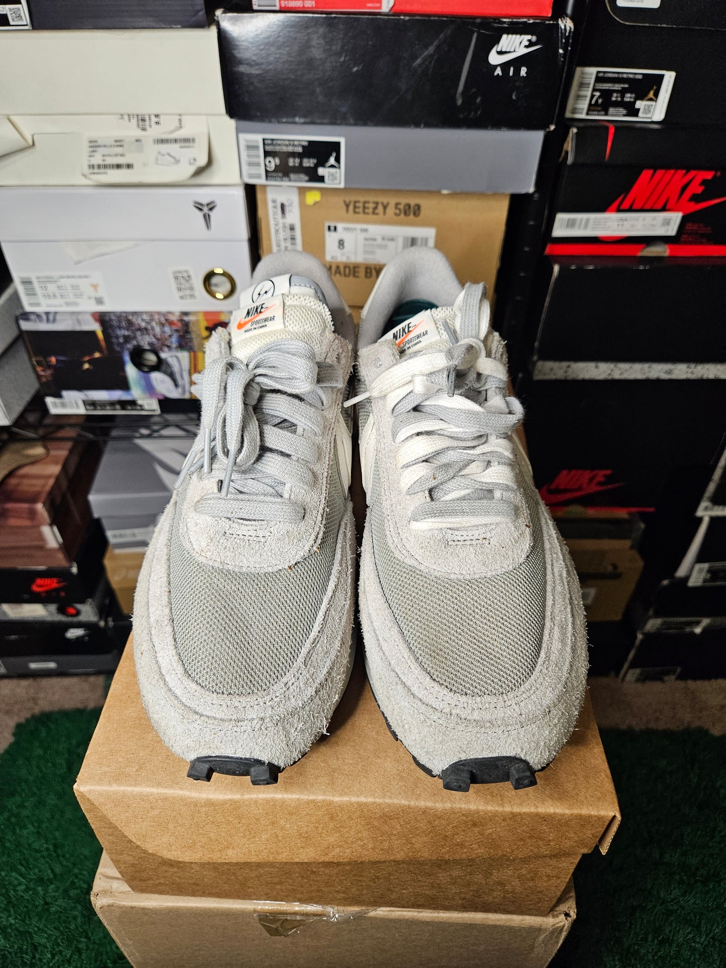 Size 11 - Sacai Gray  LDV Waffle x Fragment
