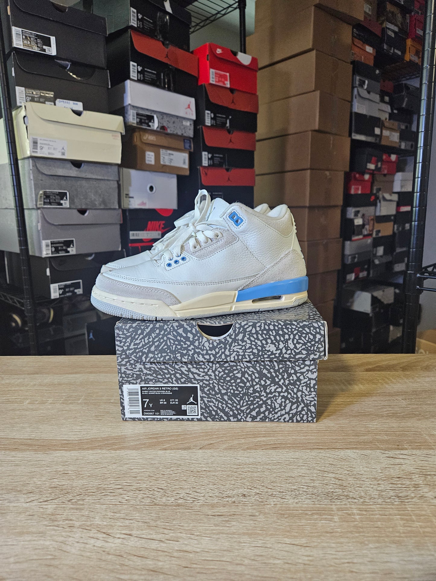 Size 7 - AJ 3 Retro Lucky Shorts