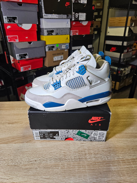 Size 8.5 - AJ 4 Retro 2024 Military Blue