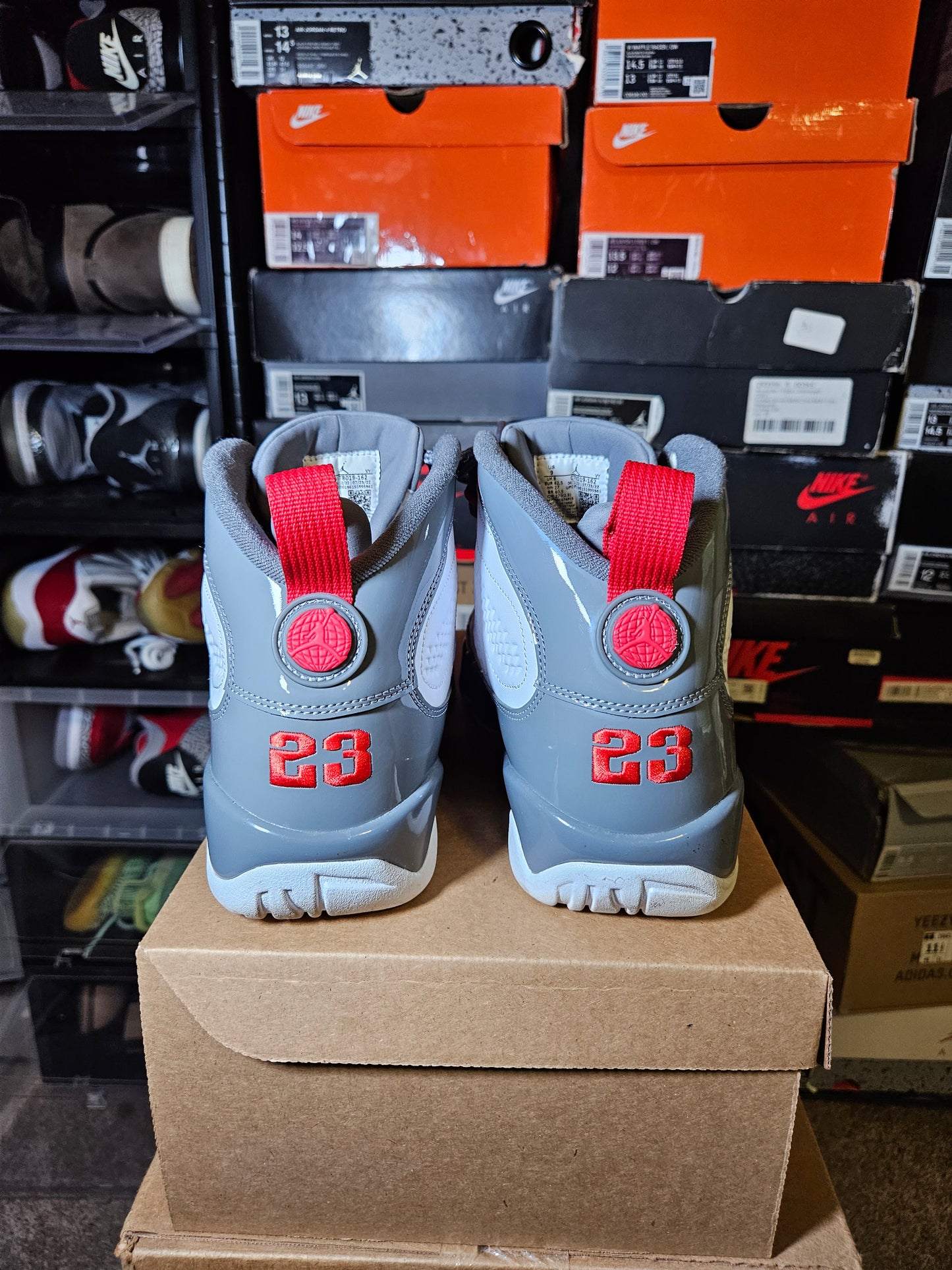 Size 9 - AJ 9 Retro Mid Fire Red