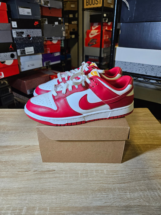 Size 9.5 - Dunk Low Gym Red