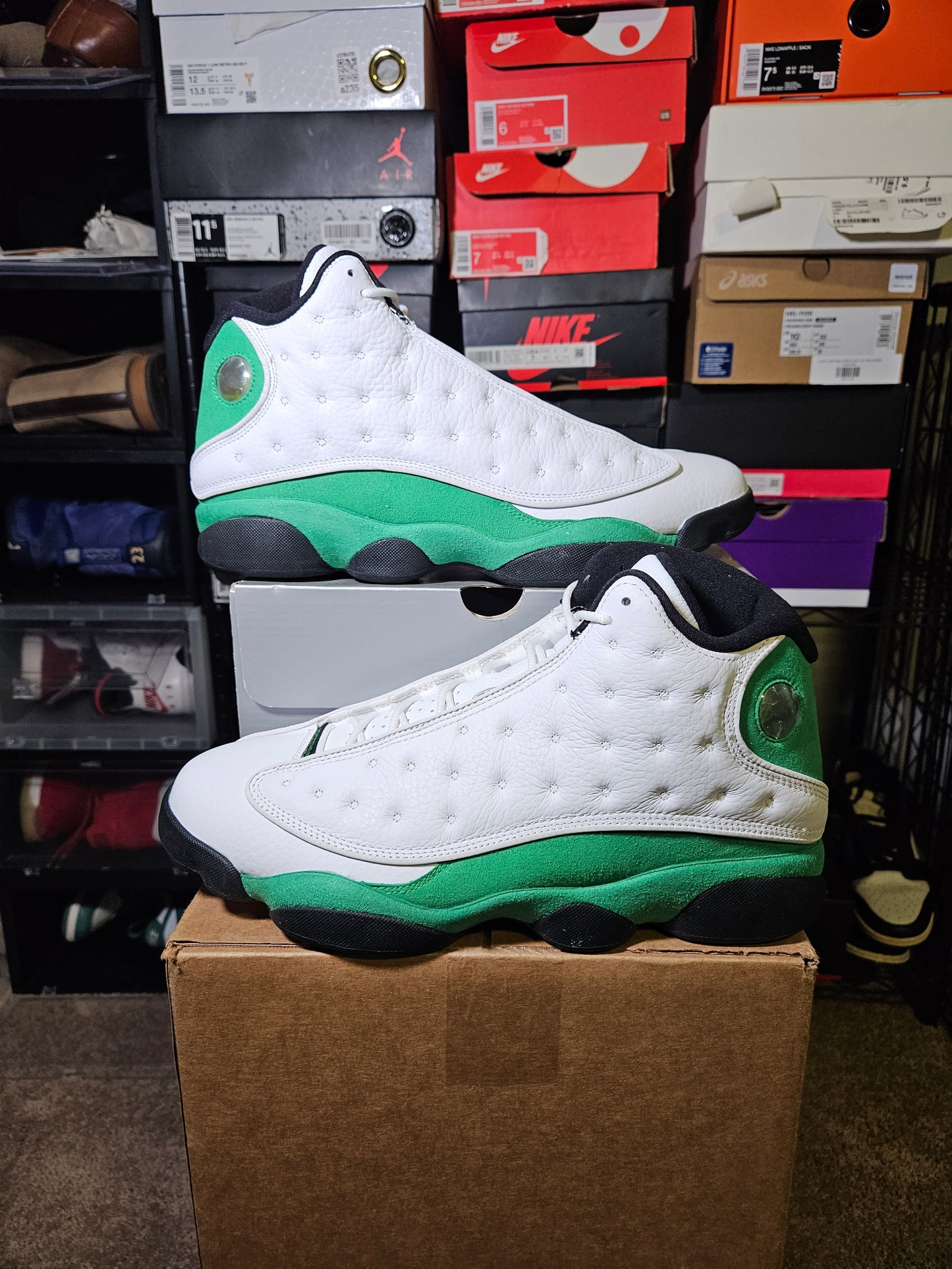 Size 11.5 - AJ 13 Retro Lucky Green