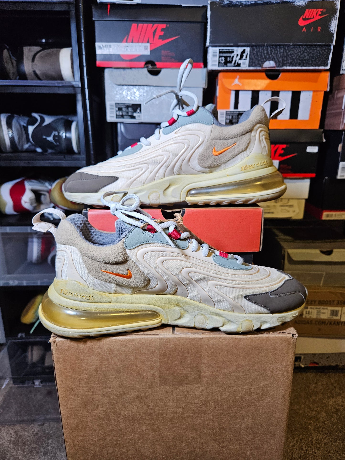 Size 10 - Travis Scott x Air Max 270 React ENG Cactus Trails