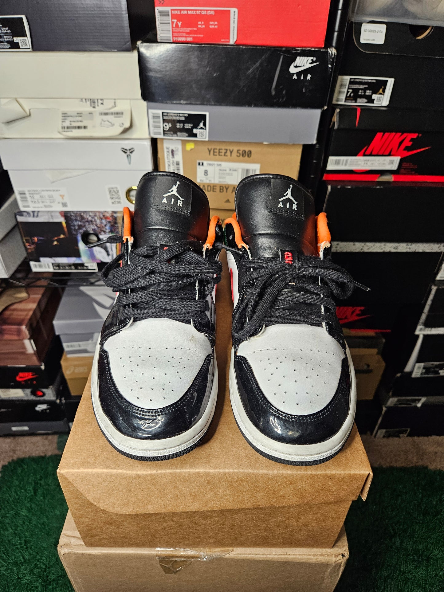 Size 12W/10.5M - AJ 1 Low Multi-Color